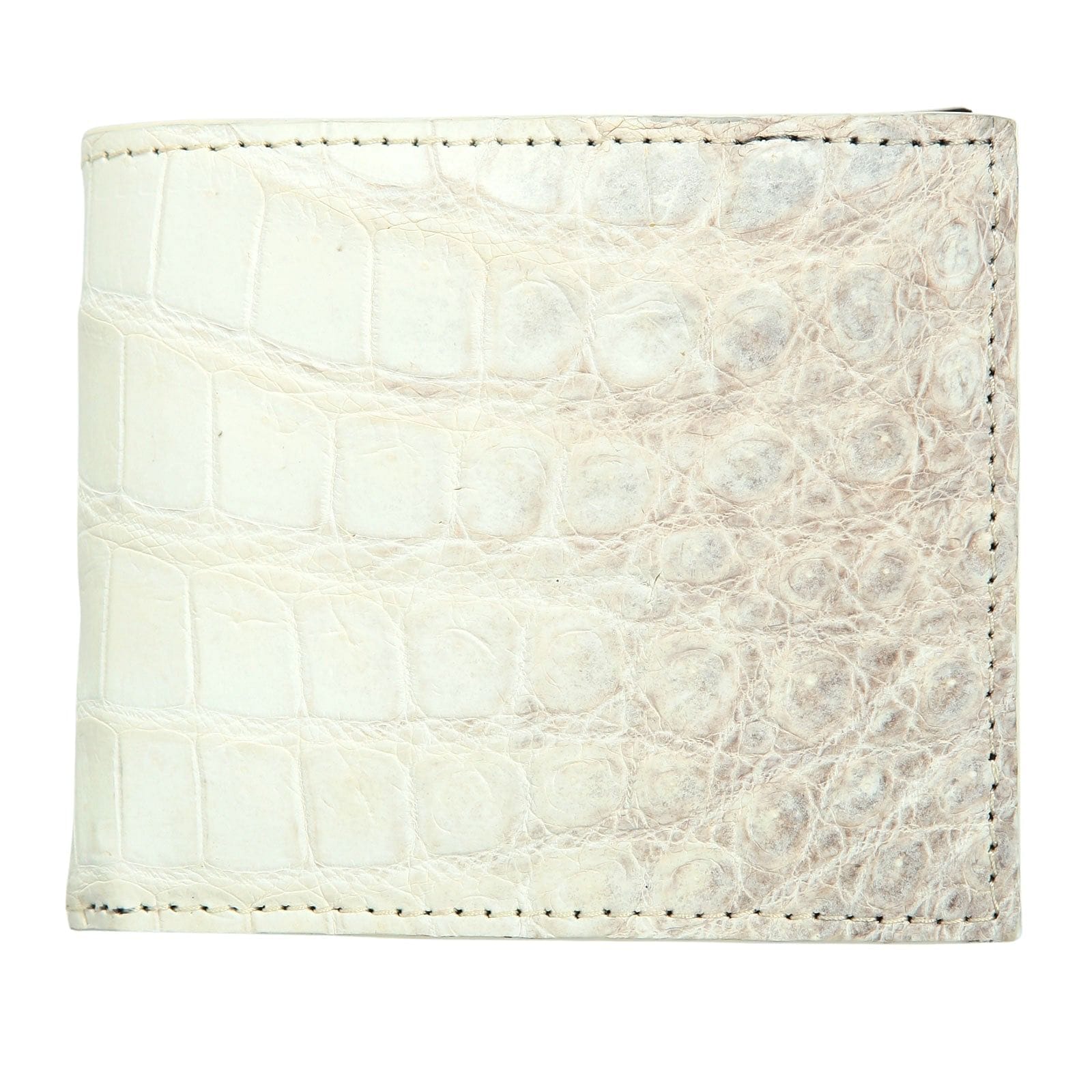 Luxury Genuine White Crocodile Leather Wallet for Men - Premium Designer Money Clip Billfold - Perfect for Business, Gifts & Formal Occasions