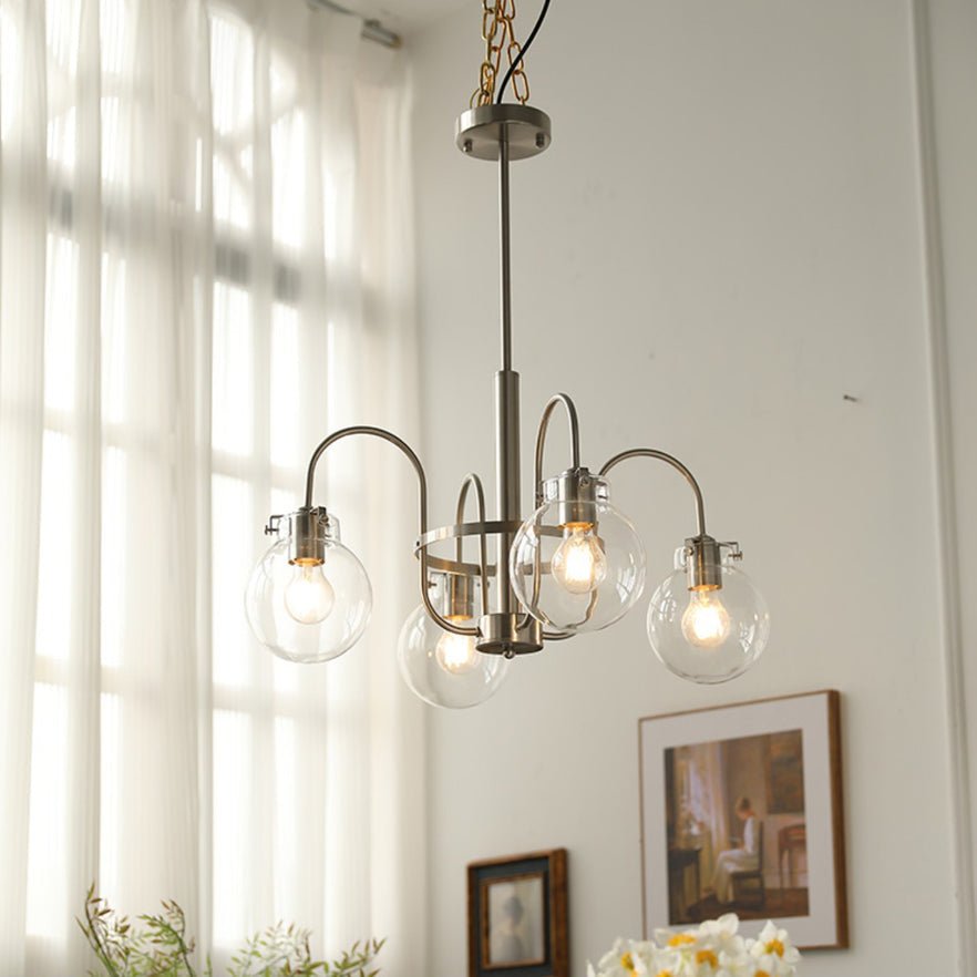Elegant Hansford Crystal Chandelier - Modern Ceiling Light Fixture for Dining Room, Living Room & Bedroom | Perfect for Home Decor & Wedding Venues
