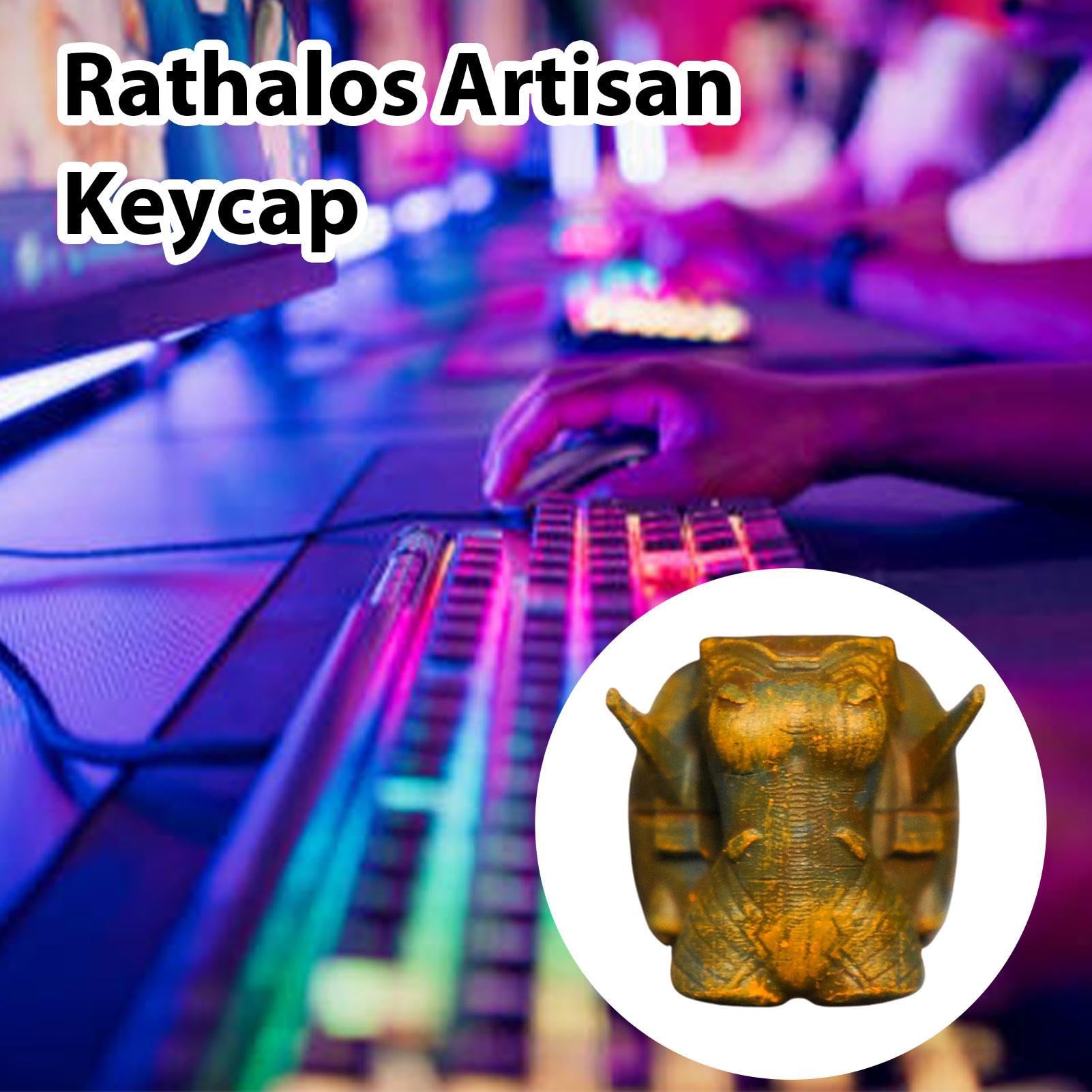 Gothic Keycap - Spooky Resin Mechanical Keyboard Keycap for Gaming & Design | Unique Custom Key Decoration for Mechanical Keyboards | Perfect for Halloween, Gaming Setups & Themed PC Accessories