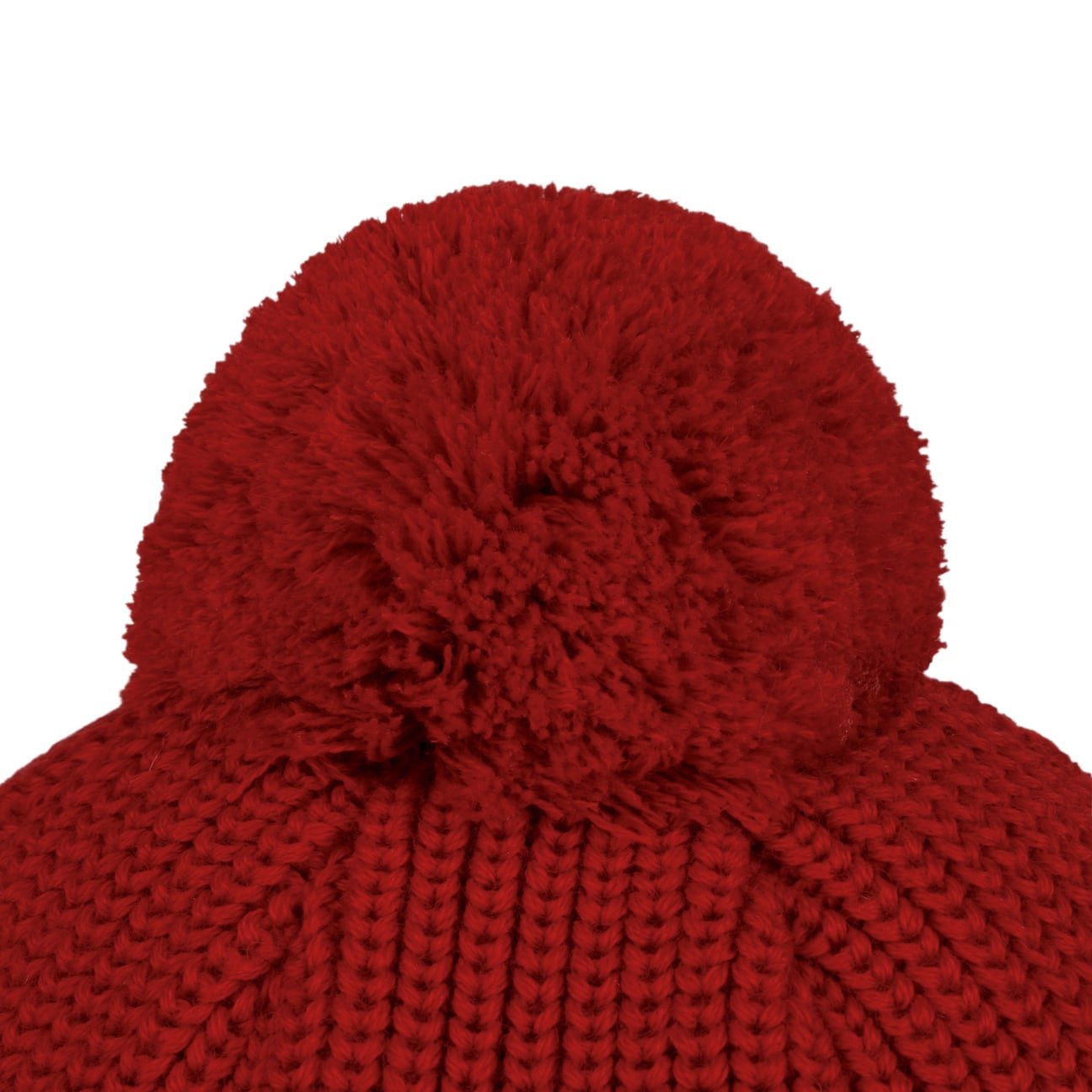 Hammaburg Striped Cuff Pompom Beanie - Warm Winter Knit Hat for Women & Men - Perfect for Skiing, Snowboarding & Outdoor Activities