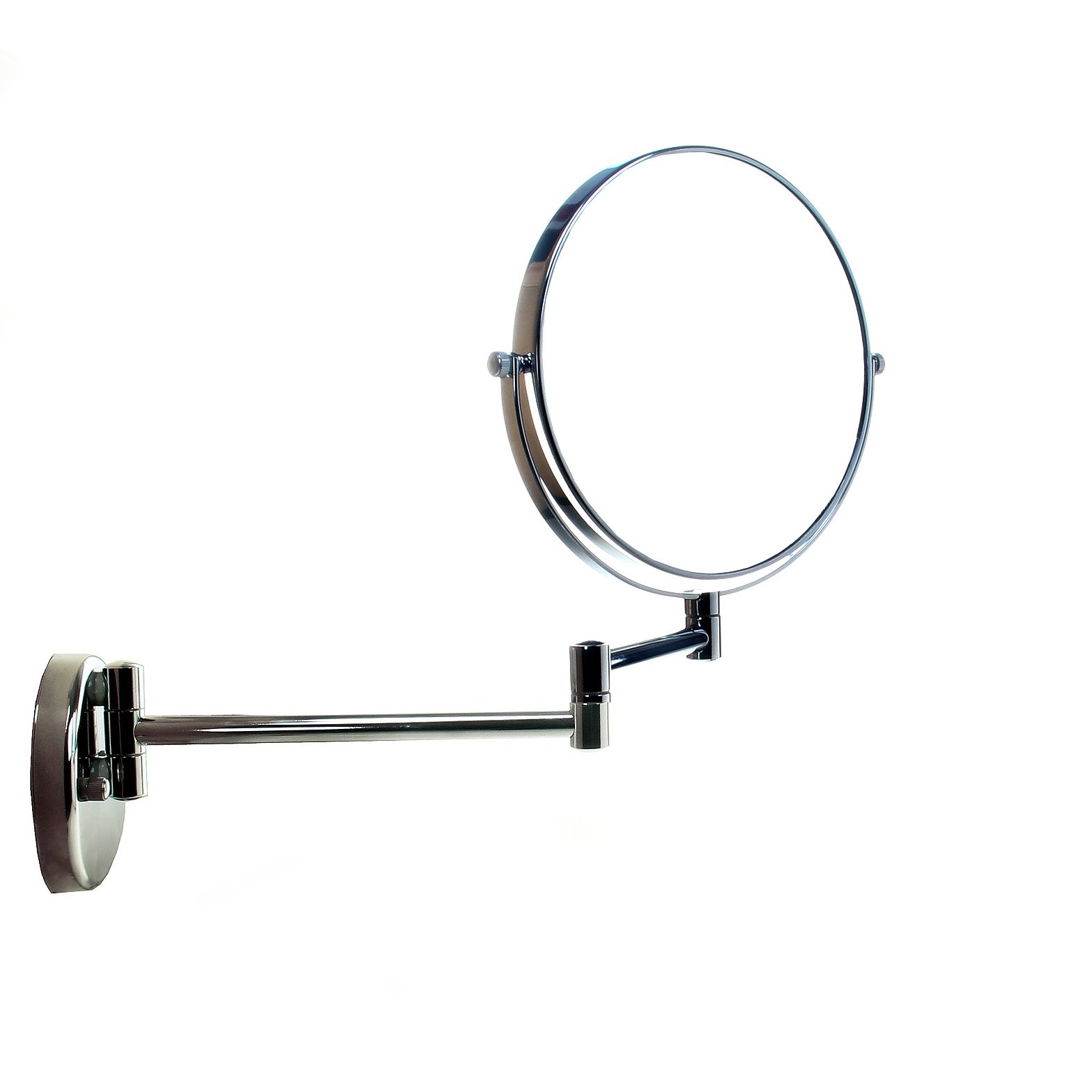 10x Magnification Makeup Mirror - 8 Inch Wall Mounted Cosmetic Mirror with 360° Rotation, Double-Sided (Normal + 10x Zoom) for Bathroom, Shaving & Vanity Use