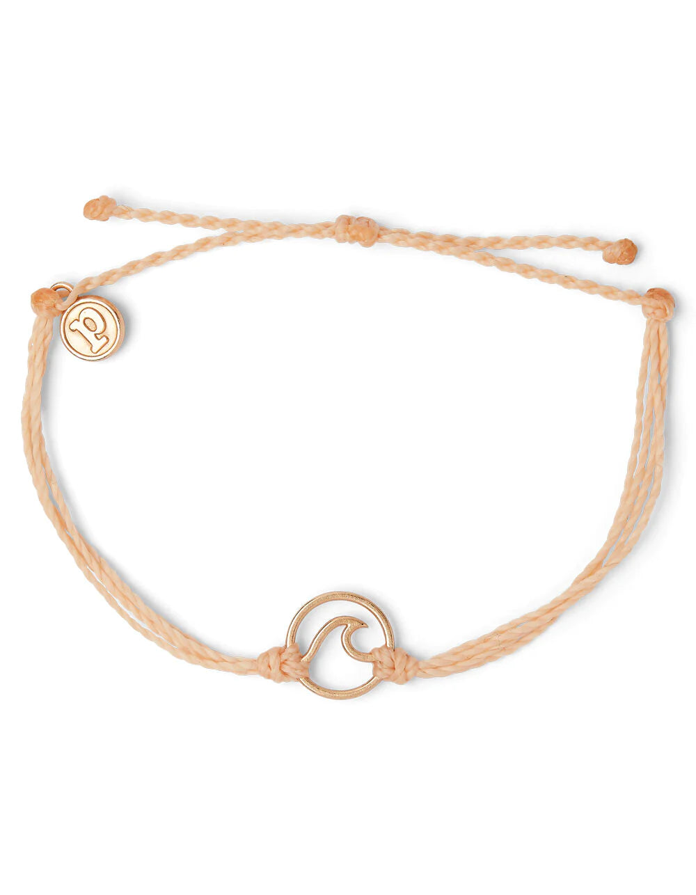 Pura Vida Rose Gold Wave Bracelet for Women - Boho Beach Jewelry - Perfect for Summer, Vacations & Layering