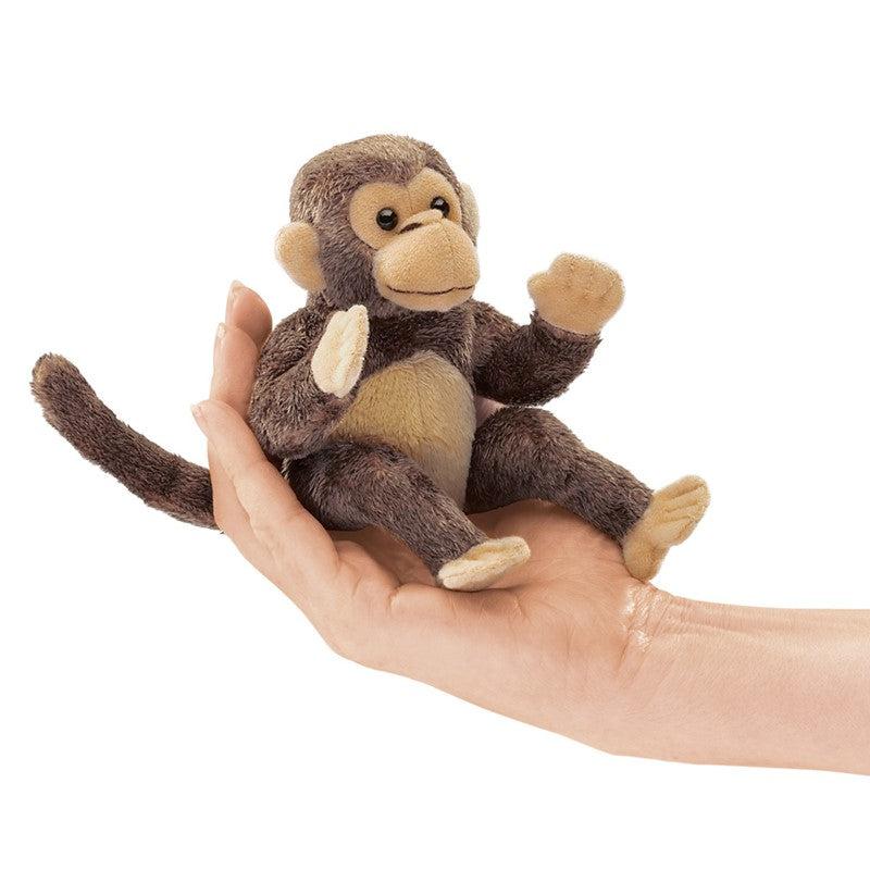 Mini Monkey Finger Puppet - Cute Animal Hand Puppet Toy for Kids, Storytelling & Pretend Play - Perfect for Classroom, Birthday Parties & Family Fun