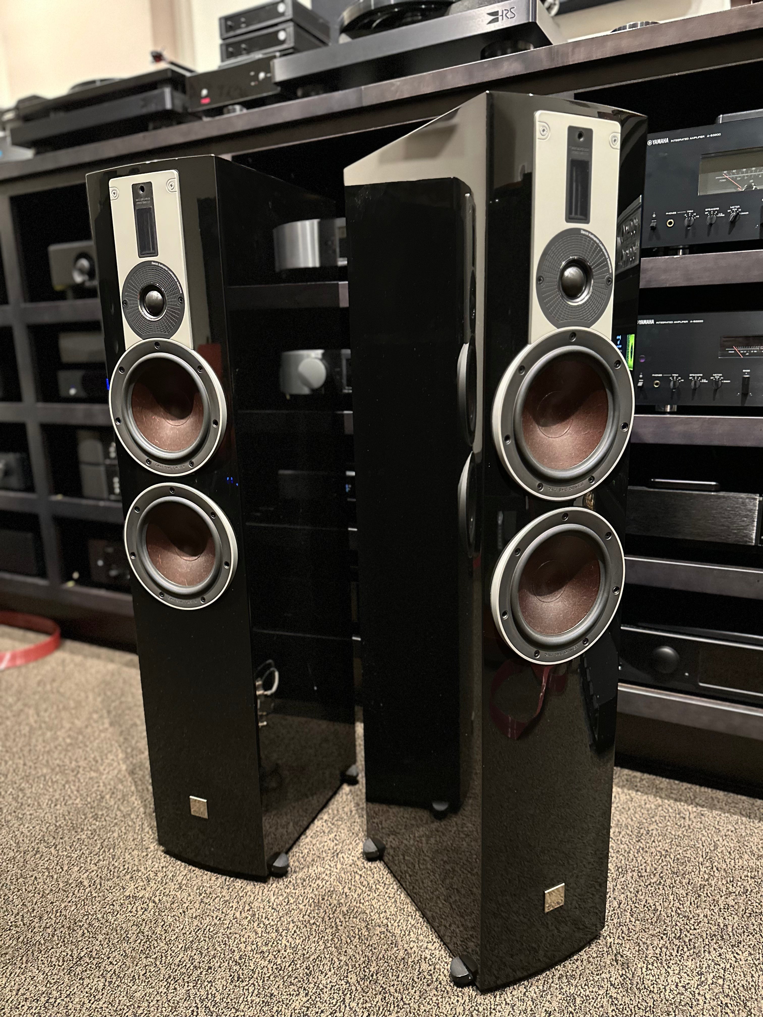 DALI Rubicon 6 Floorstanding Speakers - High-End Audiophile Tower Speakers for Home Theater & Music Listening (Pair) - Perfect for Living Room, Studio & Home Entertainment Systems