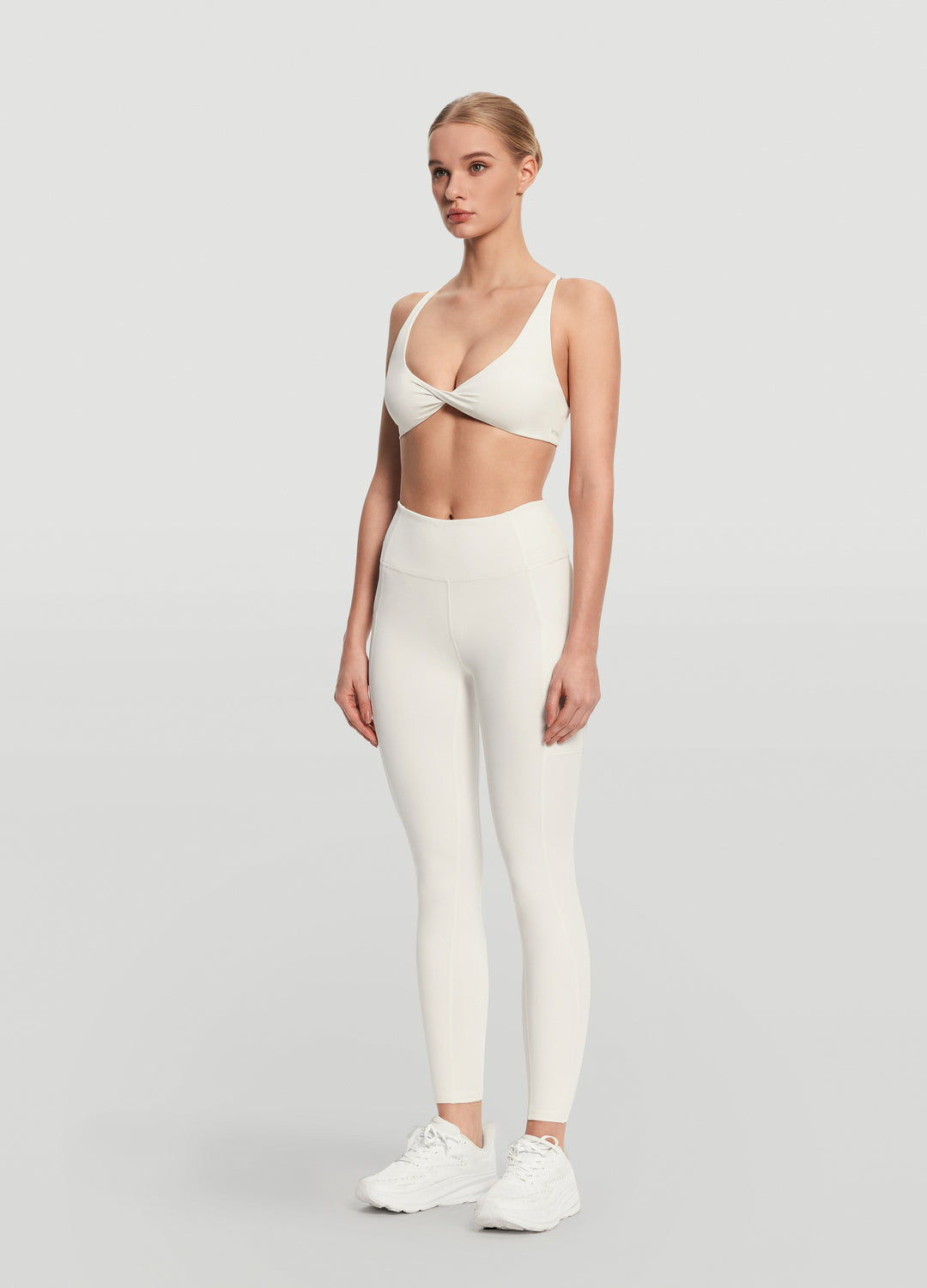 High Waist Side Pocket Leggings for Women - Comfortable Yoga Pants with Phone Pockets - Perfect for Running, Gym & Lounge Wear