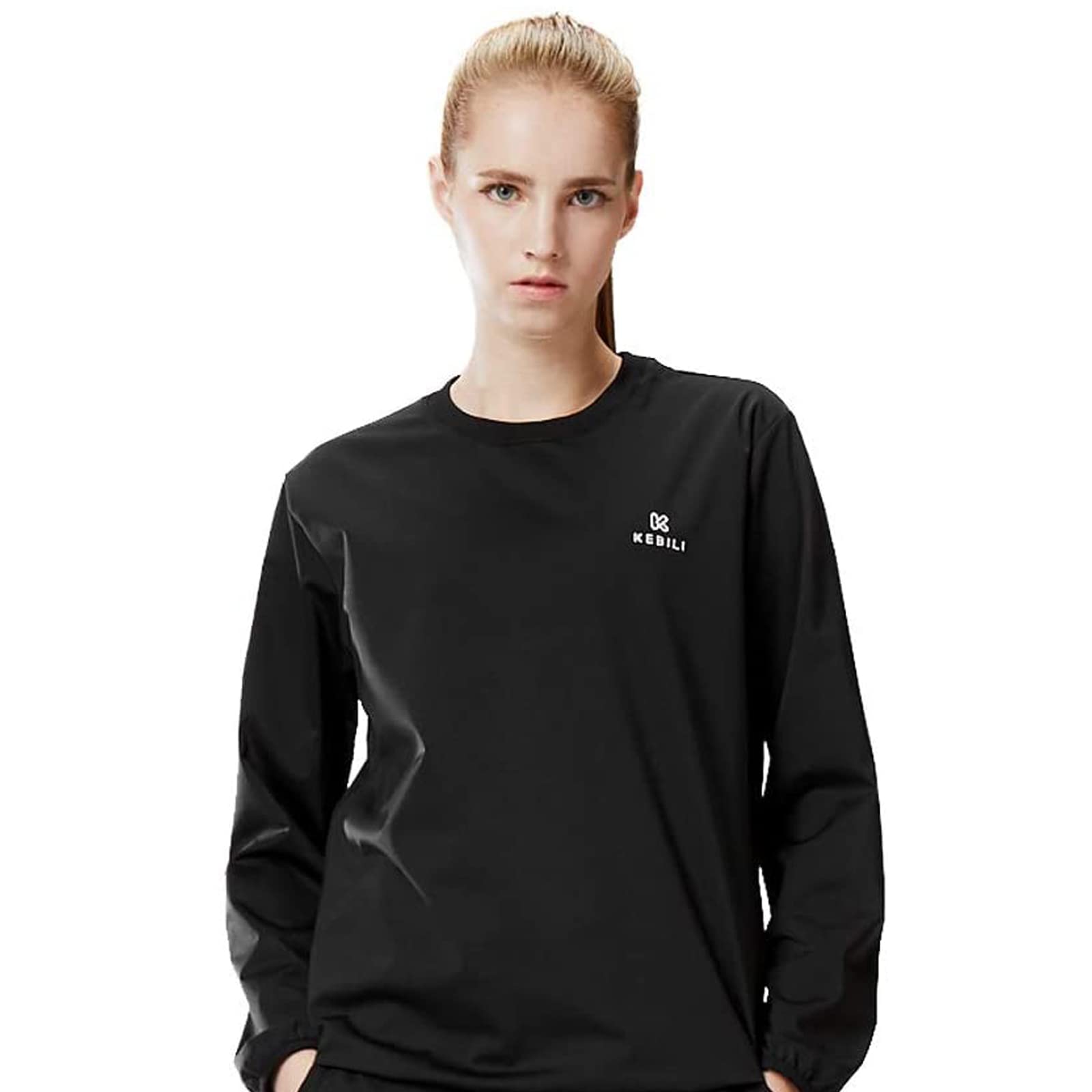 KEBILI Sauna Suit for Women & Men - Weight Loss Sweat Suit for Gym, Fitness & Fat Burning Workouts - Breathable Hot Training Top & Pants Set - Perfect for Home Exercise, Running & Post-Workout Recovery