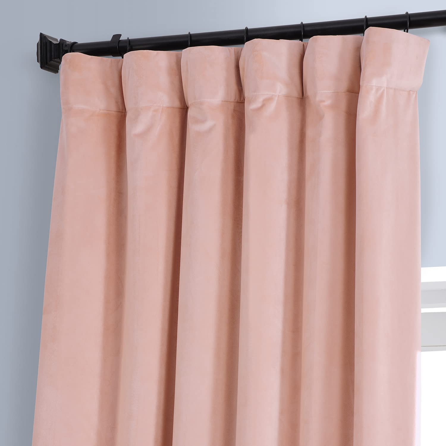 Premium HPD Signature Plush Velvet Blackout Curtains - Thermal Insulated Room Darkening Drapes for Bedroom & Living Room (50