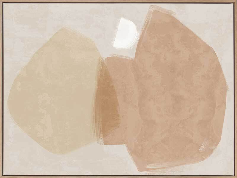 Balanced Blush Canvas Art Print - Modern Abstract Wall Decor for Living Room, Bedroom & Office - Perfect for Home Decor & Gift Giving