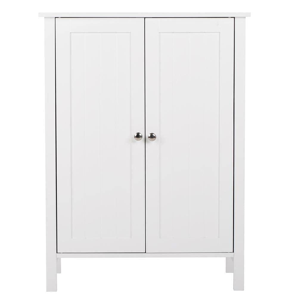 BrandMagaz Bathroom Floor Cabinet - 3-Tier Storage Organizer with Shelves for Entryway, Garage, Kitchen & Wardrobe | Space-Saving Bathroom Cabinet for Small Spaces & Closet Organization