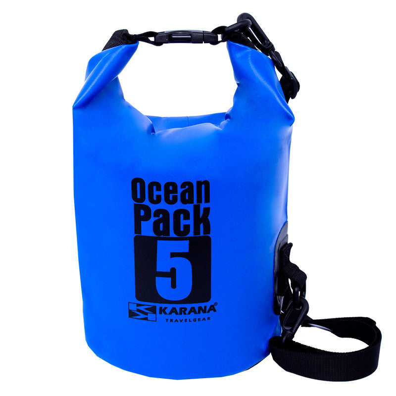 **Karana Ocean Pack 5L Waterproof Dry Tube Bag - Ideal for Kayaking, Boating, Swimming & Outdoor Adventures**