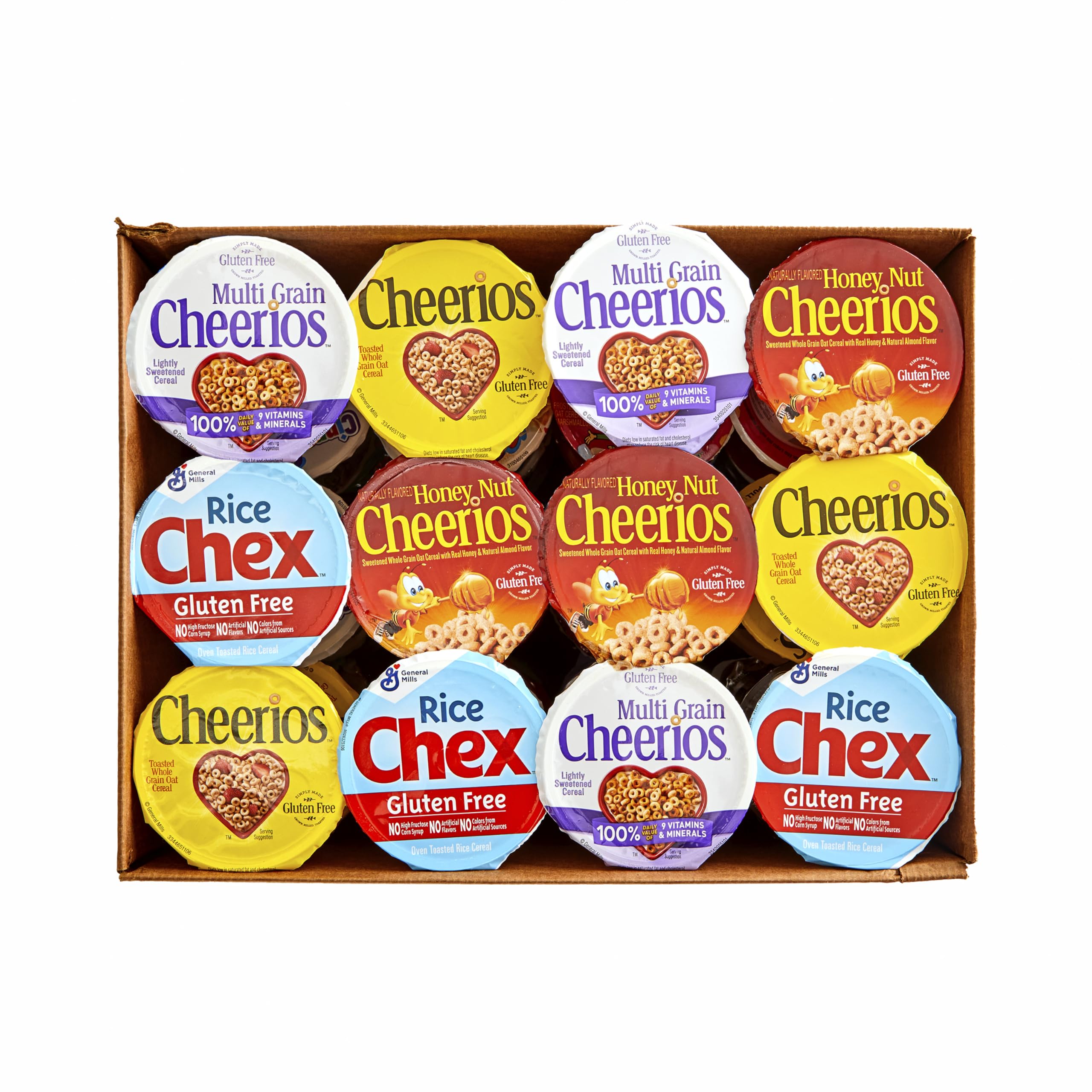 General Mills Cereals Variety Pack - 60 Single Serve Cups with Assorted Flavors | Breakfast Cereal for Kids, Office Snacks & On-the-Go Meals