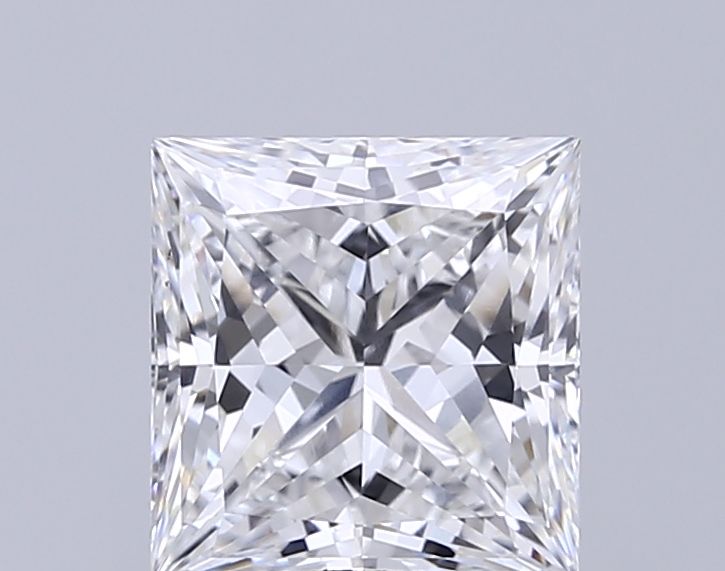 2.7 Carat E VVS2 Princess Cut Lab-Created Diamond for Engagement Rings & Fine Jewelry