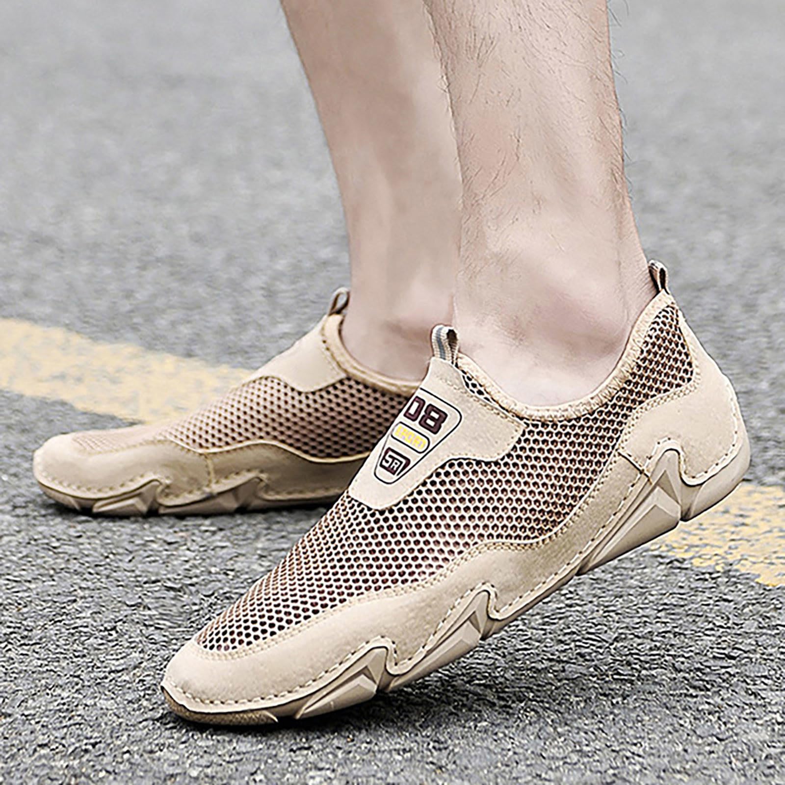 **Men's Trail Running Shoes - Best Gym & Beach Shoes for Men - Waterproof Deck & Sailing Shoes - Size 14 Platform Shoes for Height Increase - Fashionable & Durable for Outdoor, Gym & Casual Wear**