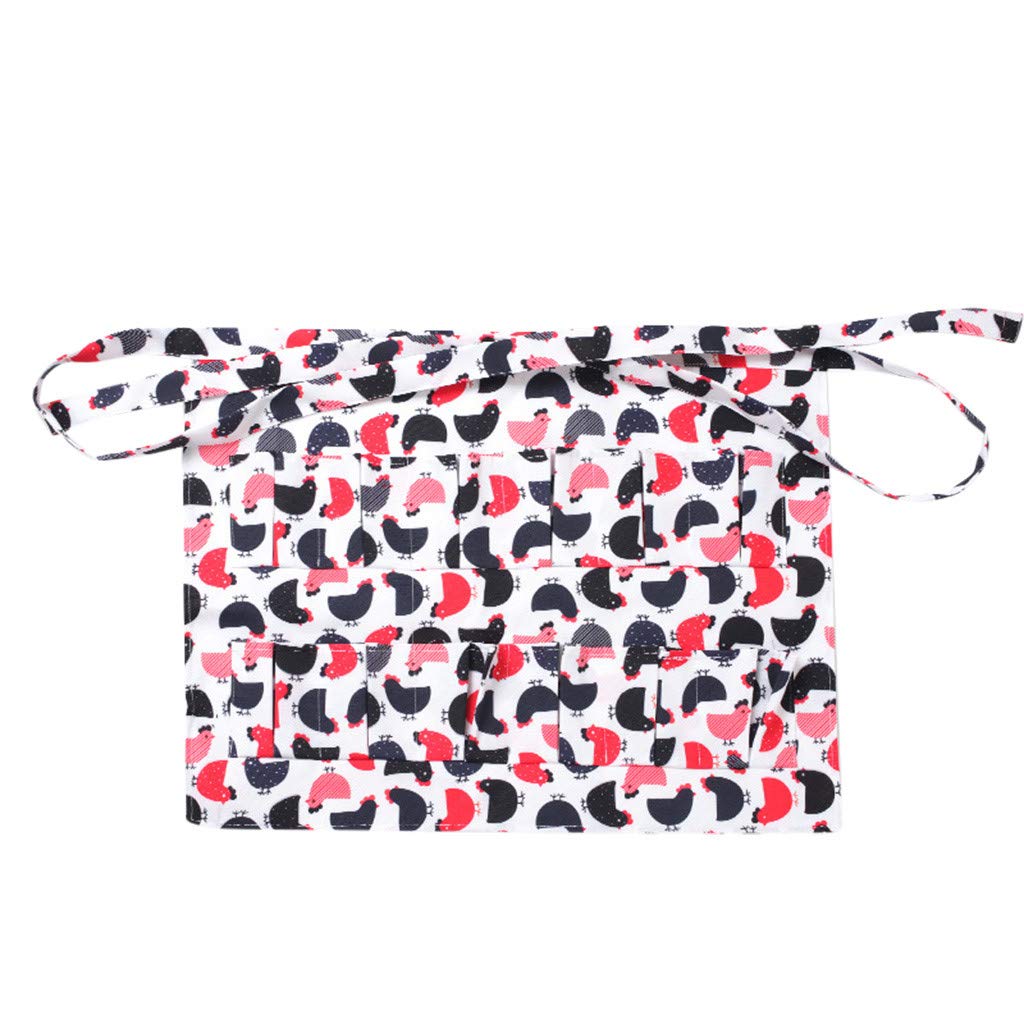 Egg Collecting Apron for Women - Durable Kitchen Workwear with Pockets - Perfect for Farm Fresh Eggs, Cooking, Baking & Gardening