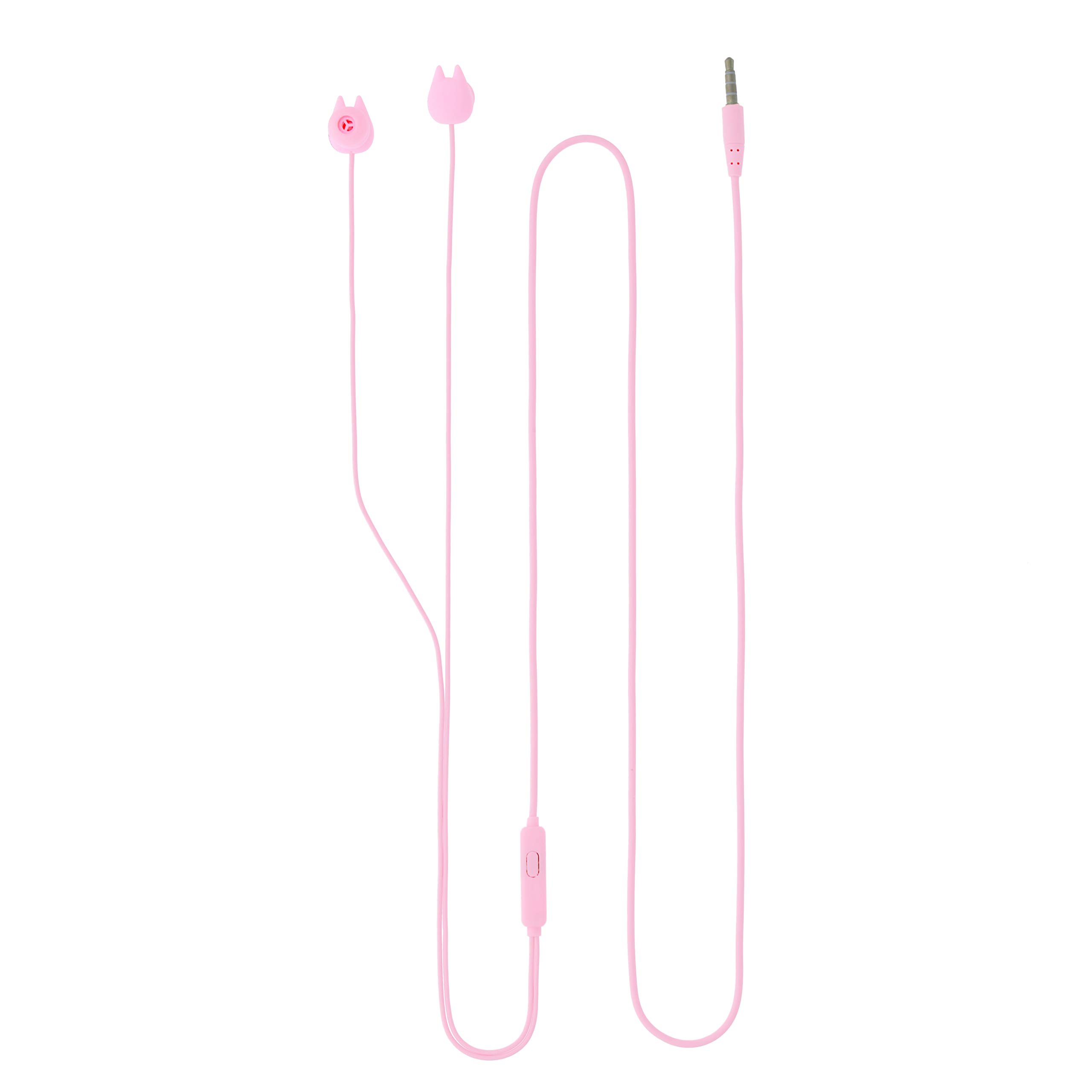 TELLUR Wireless In-Ear Headphones with Carrying Case - Macaron Pink Color, Noise Cancelling for Gym, Running, Travel & Work