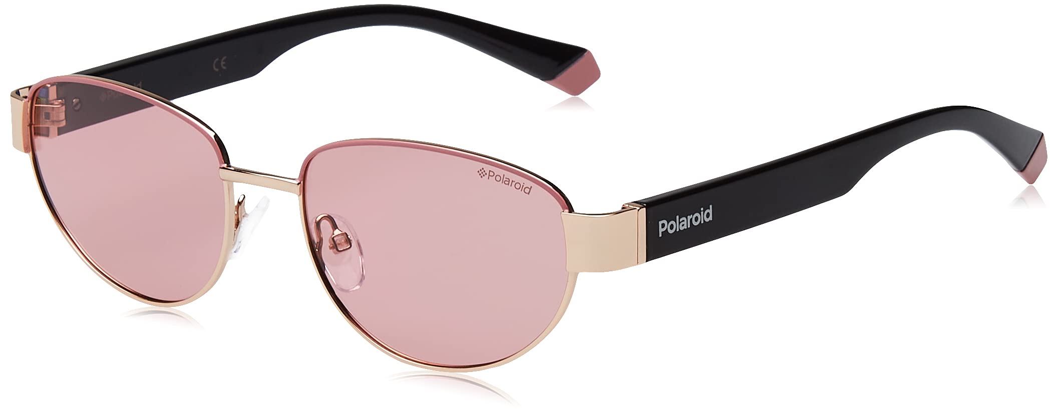 Stylish Women's Modern Gold Pink Sunglasses - UV Protection & Lightweight Design for Outdoor Activities, Driving, and Beach Vacations