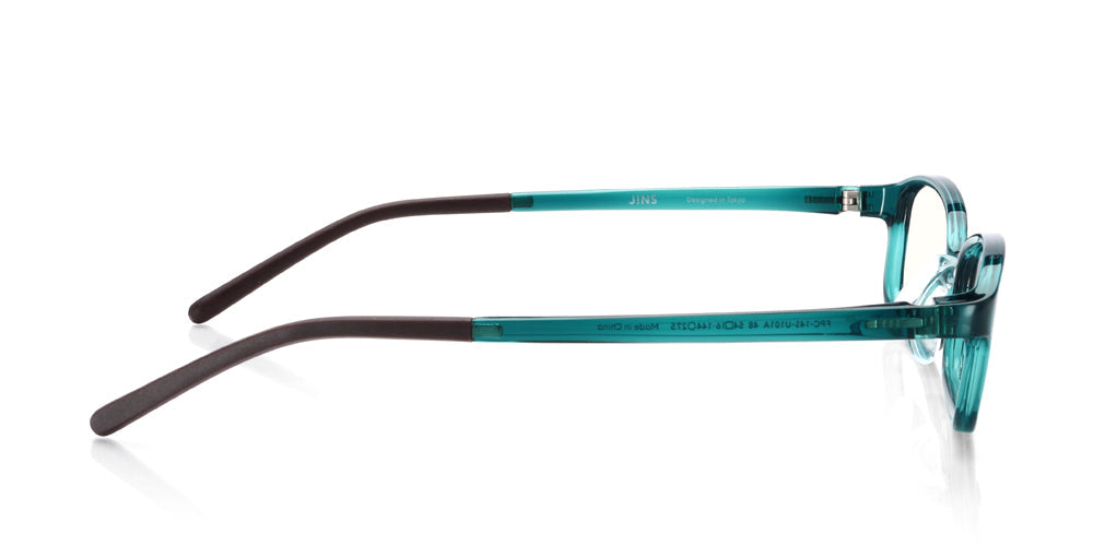 JINS SCREEN Boxed U101 Bluegreen 48 - Blue Light Blocking Glasses for Digital Eye Strain Relief | Perfect for Office Work, Gaming & Screen Time