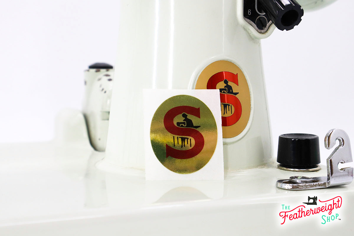 White Featherweight Badge - Lightweight & Durable for Cosplay, Costume Accessories & Collectibles