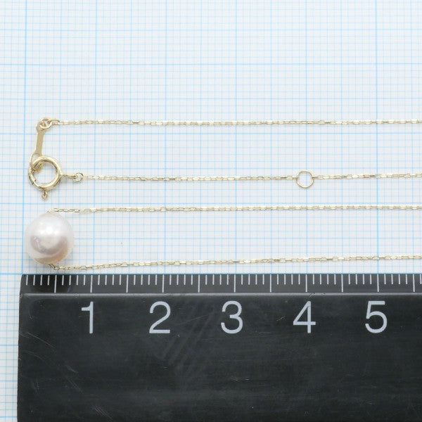 10K Yellow Gold Pearl Necklace for Women - Elegant & Timeless Jewelry Gift for Birthday, Anniversary & Special Occasions