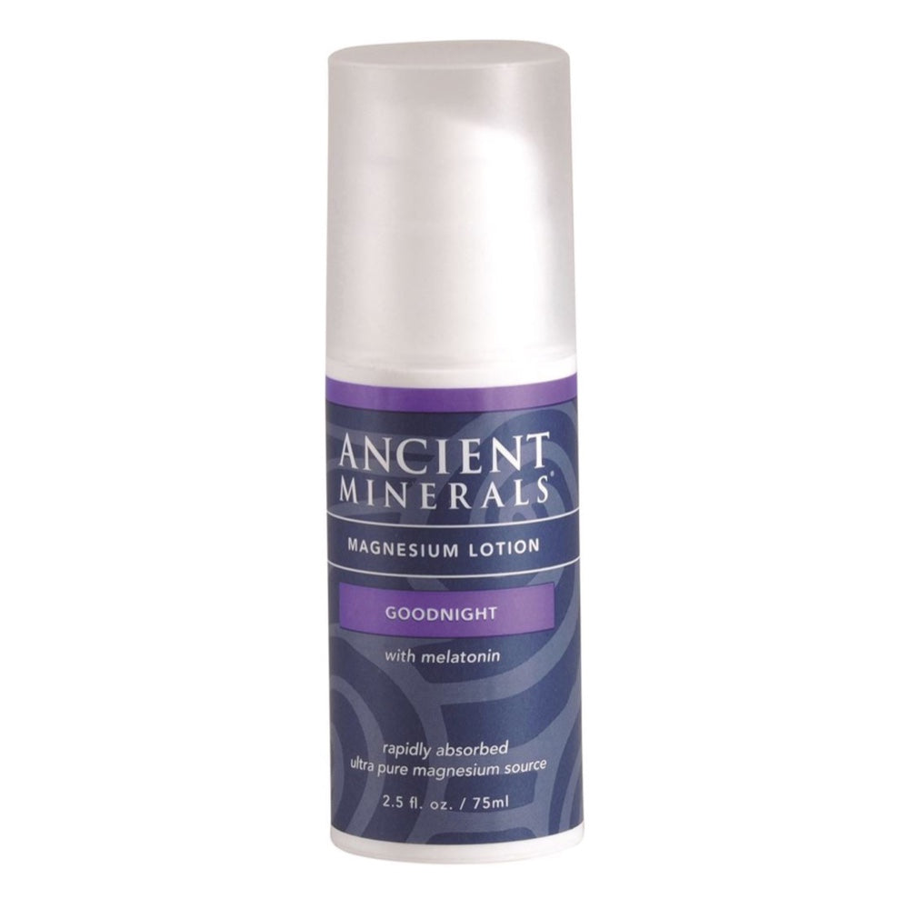 Ancient Minerals Magnesium Good Night Melatonin Lotion 75ml - Relaxing Sleep Aid with Natural Ingredients for Stress Relief & Better Sleep - Perfect for Nighttime Routine & Insomnia Relief