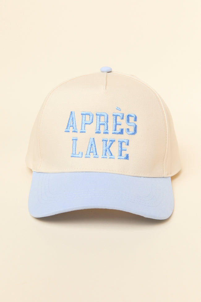 Apres Lake Blue Trucker Hat - Stylish Mesh Back Baseball Cap for Men & Women - Perfect for Outdoor Activities, Hiking, Fishing, and Casual Wear