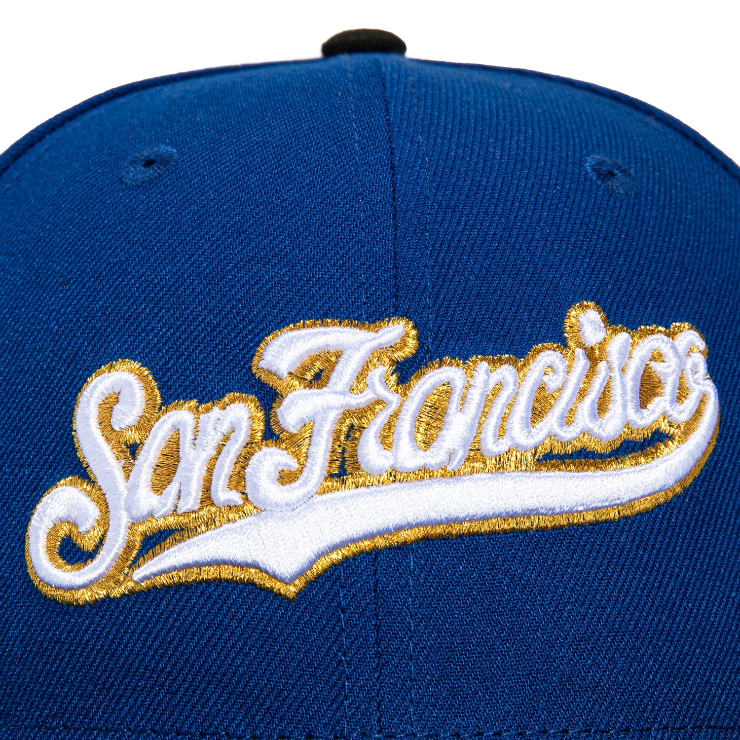 New Era 59Fifty San Francisco Giants 50th Anniversary Patch Script Premium Hat - Royal & Black - Official MLB Baseball Cap for Fans & Collectors - Perfect for Games, Gifts & Streetwear Fashion