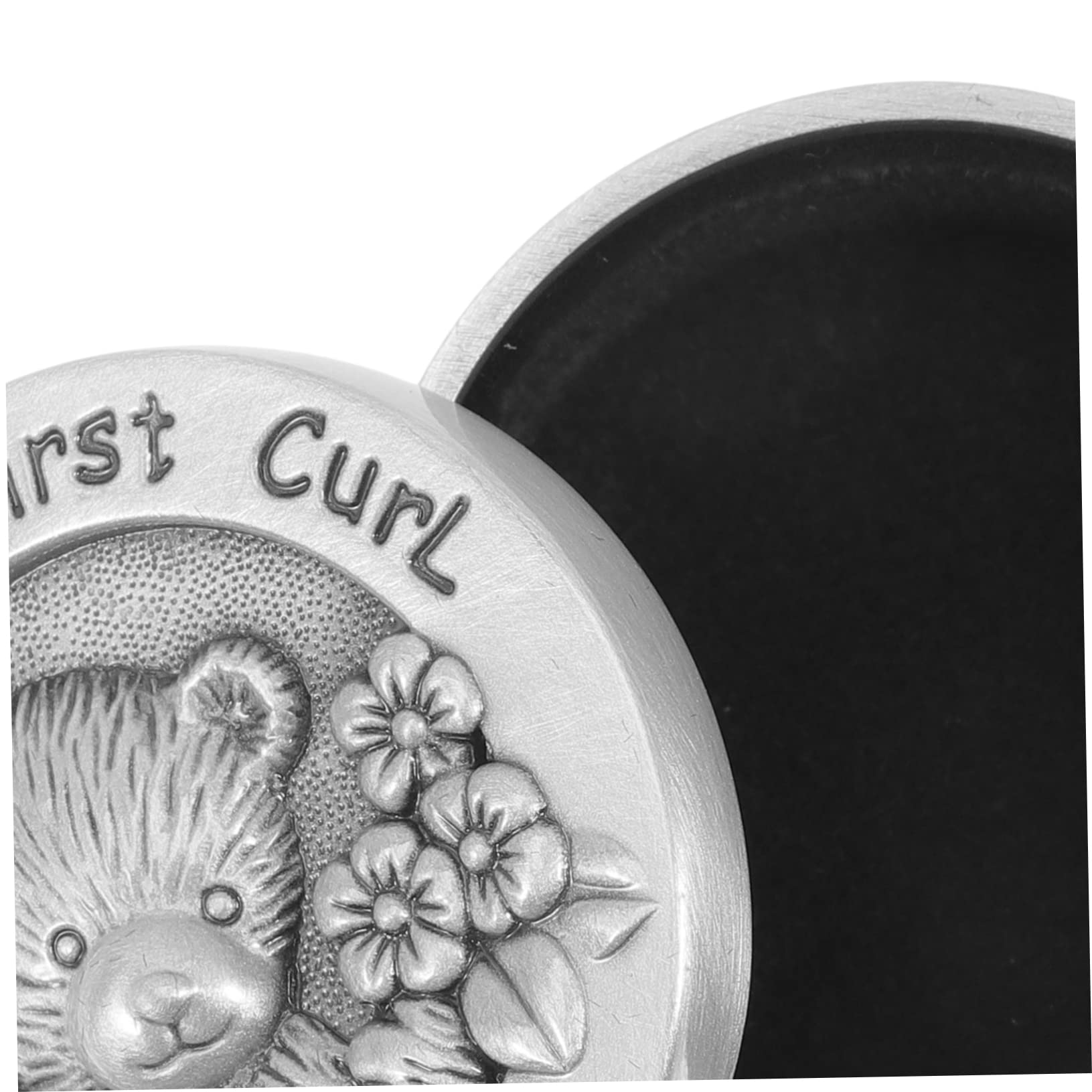 HEMOTON Baby Keepsake Box - Stainless Steel First Tooth & Hair Saver for Newborns, Christening & Birthday Gifts | Memory Box for Baby's Milestones & Special Moments