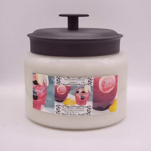 Blackberry Lemonade Scented Candle - 48oz Large Jar Candle for Home, Relaxation & Aromatherapy - Perfect for Living Room, Bedroom & Bathroom