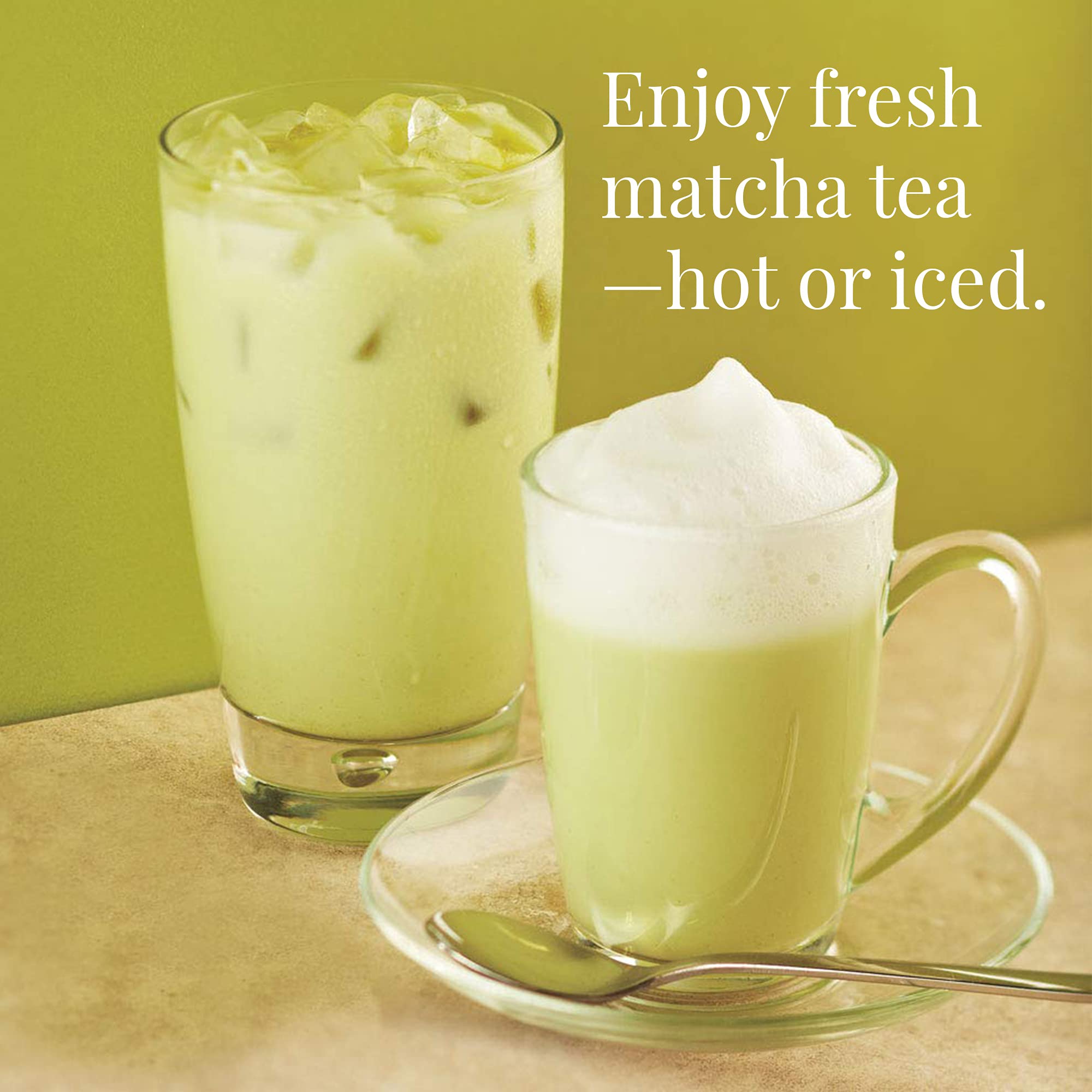 The Republic of Tea Japanese Daily Matcha Powder 1 lb Bulk Bag | Premium Ceremonial Grade Matcha Green Tea Powder | 200 Servings | Perfect for Lattes, Smoothies & Baking