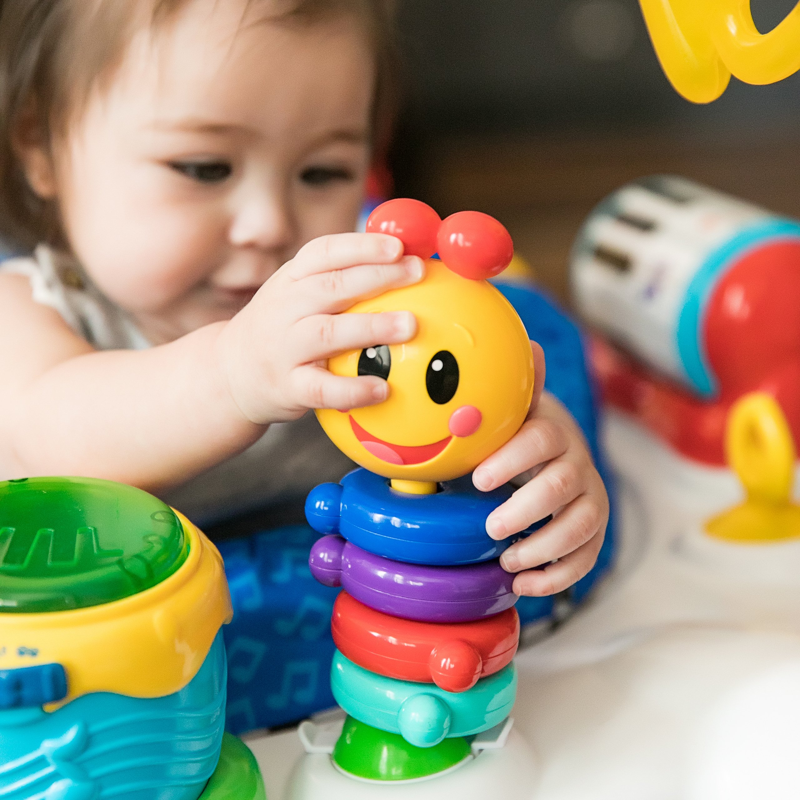 Baby Einstein Neighborhood Symphony Activity Jumper - Interactive Infant Entertainer with Lights, Music & Developmental Toys for Babies 6+ Months (Up to 25 lbs) | Perfect for Playtime, Learning & Motor Skills Development | Unisex Design for Boys & Girls