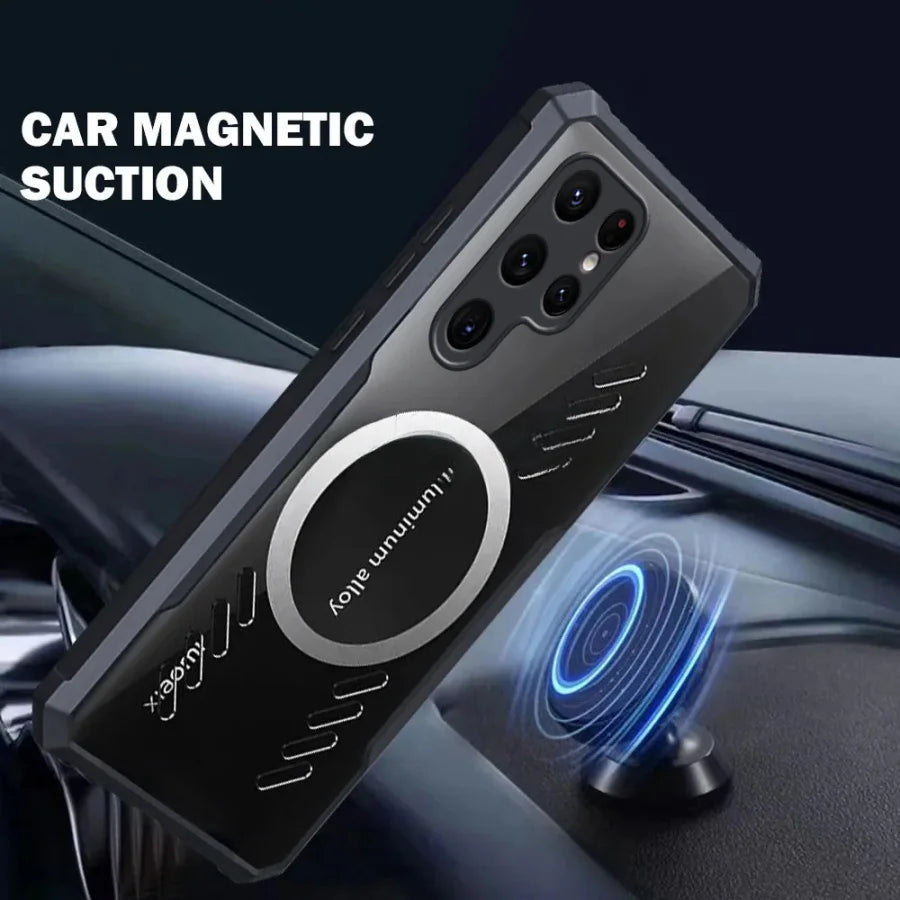 Samsung Galaxy S25 Ultra Thin Cooling Case - Premium Heat Dissipation Phone Cover for Gaming & Long Usage | Perfect for Travel, Work & Outdoor Activities