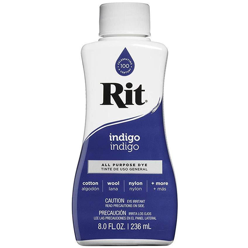 RIT All-Purpose Liquid Fabric Dye - 8 Fl. Oz (237ml) for Clothes, Shoes & Home Decor - Perfect for DIY Projects, Tie-Dye & Fabric Restoration