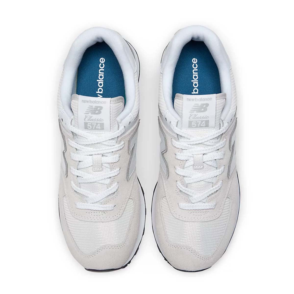 New Balance 574 'Nimbus Cloud White' Sneakers - Men's & Women's Casual Running Shoes for Walking, Gym & Everyday Wear