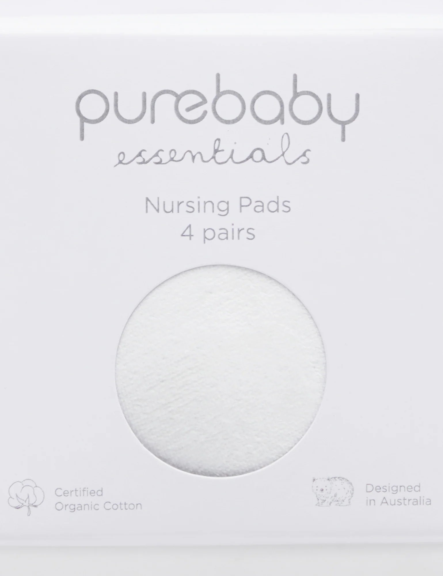 Purebaby Nursing Pads - Ultra Soft, Absorbent Breast Pads for Breastfeeding Moms | Leak Proof & Comfortable for Day & Night Use | Ideal for Working, Traveling & Active Lifestyles