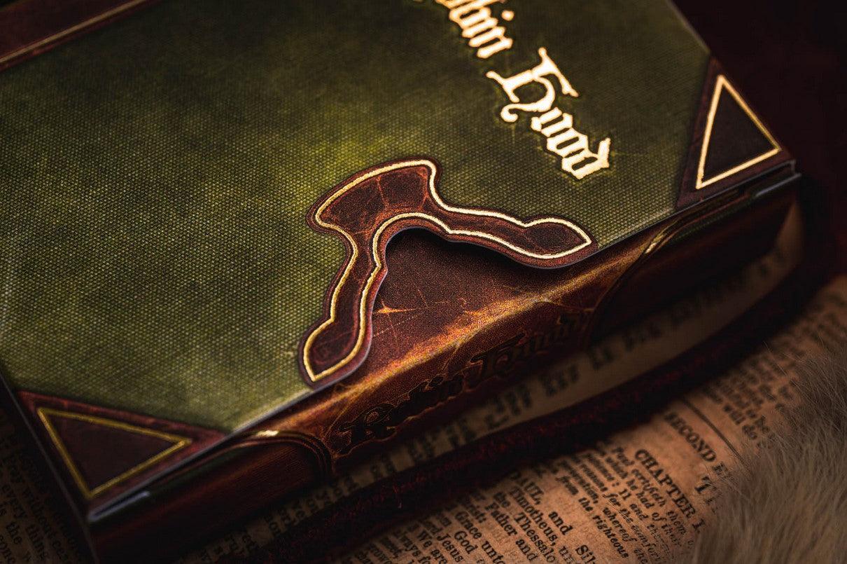 Robin Hood Themed Collectible Playing Cards - Signed Edition | Perfect for Card Games, Magic Tricks & Gift Giving