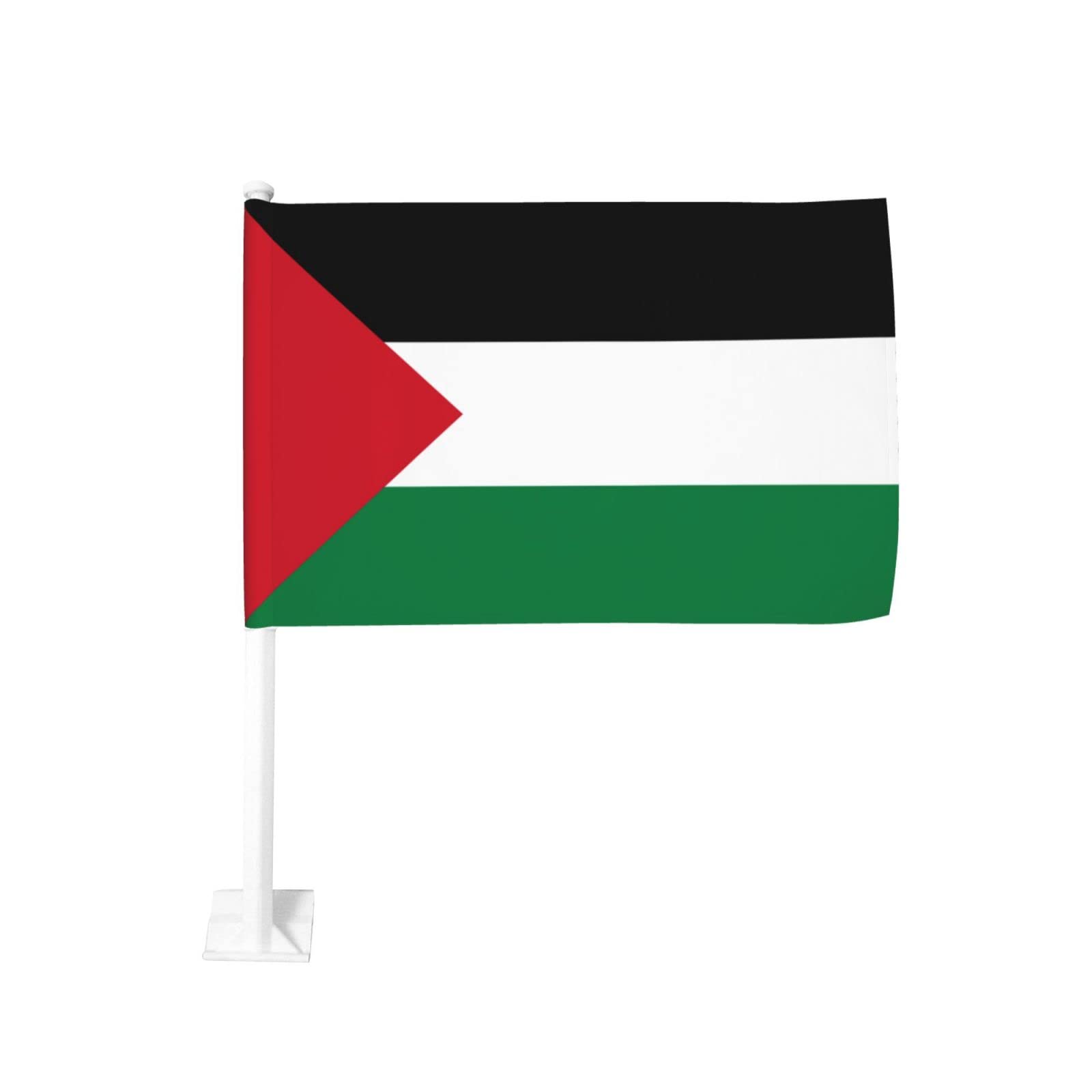 Double Sided Jordan & American Car Flags 12x18 Inches - Durable Car Window Decor Without Flagpole for Parades, Sports Events, and National Celebrations