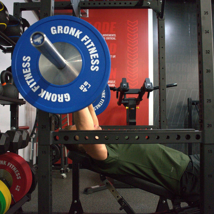 Gronk Fitness Competition Bumper Plates - Buy One Get One Free - Olympic Weightlifting & CrossFit Training Equipment for Home & Gym Workouts