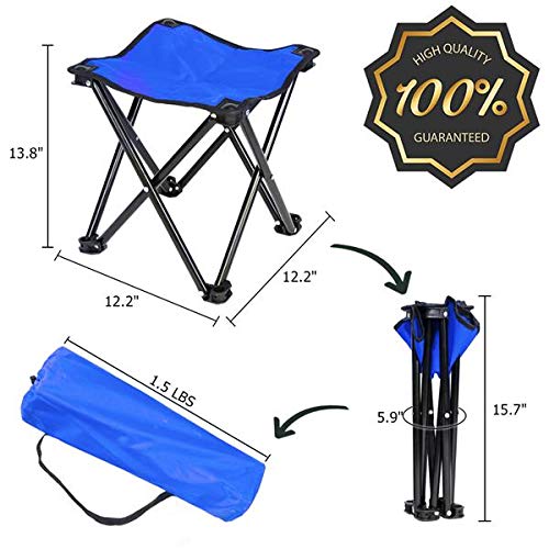 Insulated Rolling Cooler with Table & 2 Foldable Camping Chairs - Portable Beverage Cooler for Picnics, Camping, Fishing, Tailgating & Outdoor Adventures (Blue)