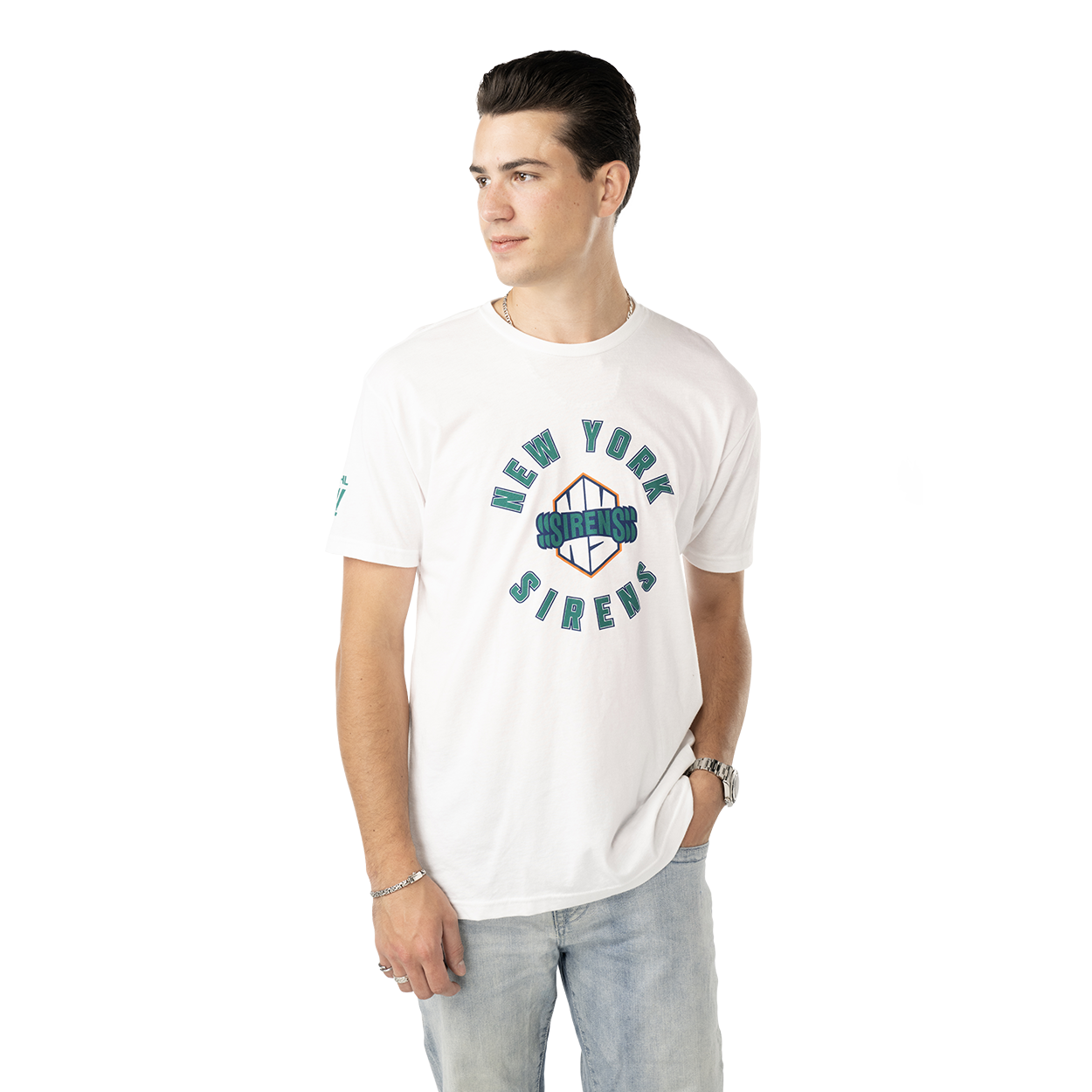 Bauer PWHL Men's Tee - New York Sirens Hockey Jersey - Premium Quality Cotton T-Shirt for Hockey Fans & Players - Perfect for Games, Training, and Casual Wear