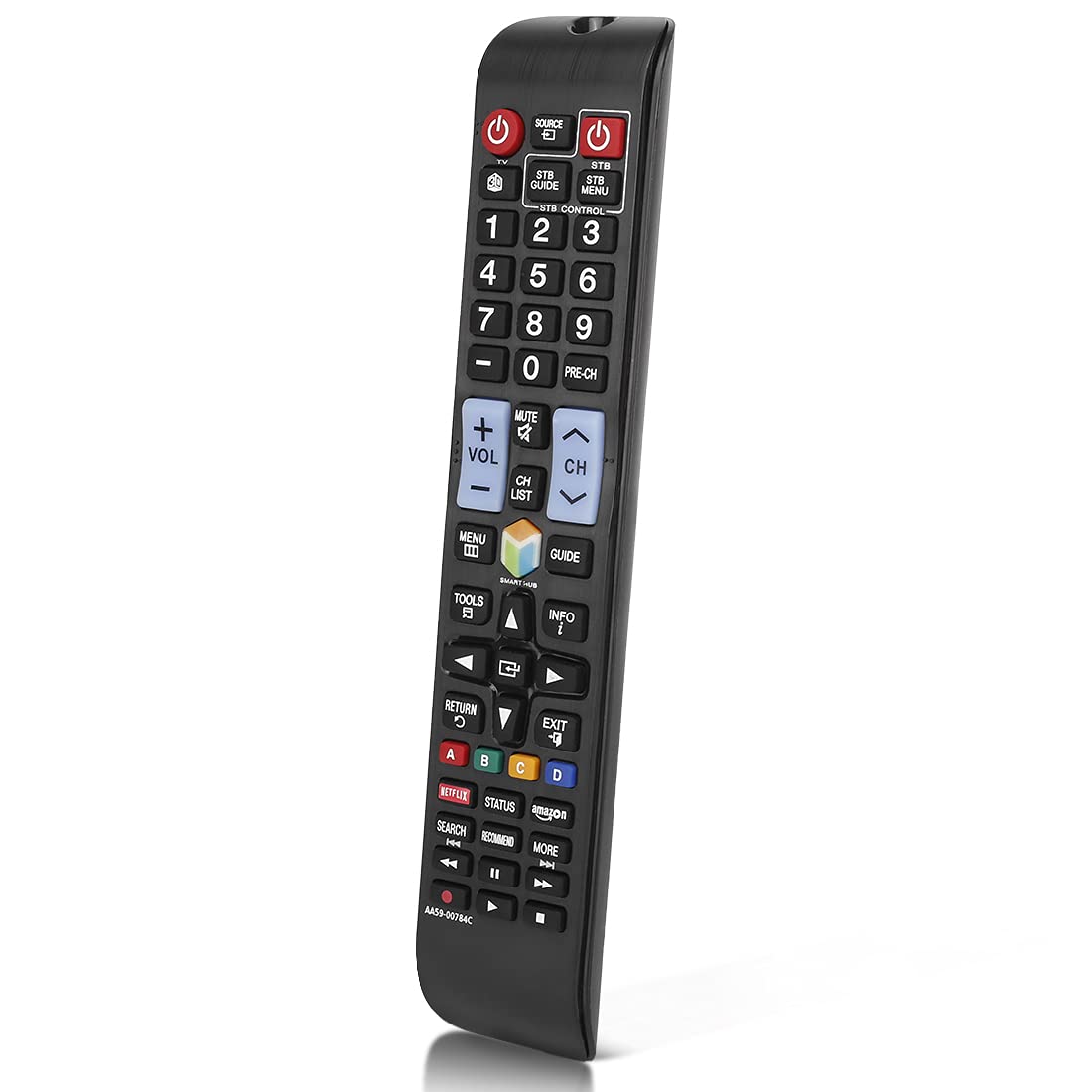Original Remote Control AA59-00784C Replacement for Samsung Smart TV AA59-00784A/AA59-0784B/BN59-01043A/AA59-00481A - Compatible with Samsung LED HD TVs - Includes Netflix & Amazon Prime Video Buttons - Perfect for Streaming & Smart TV Navigation