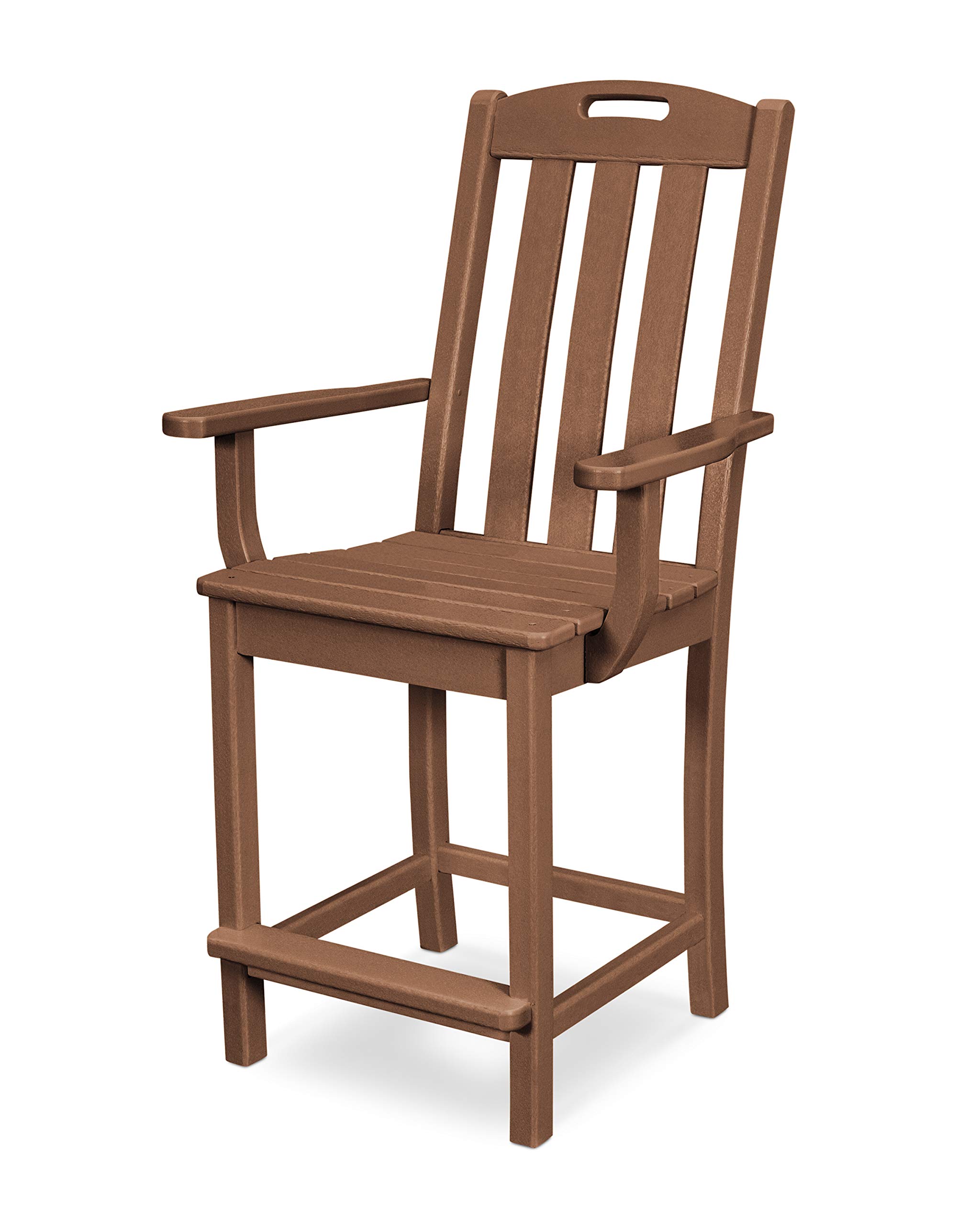 Trex Outdoor Furniture™ Yacht Club Counter Height Bar Chair - Weather-Resistant Patio Dining Chair for Poolside, Deck & Backyard - Tree House Collection