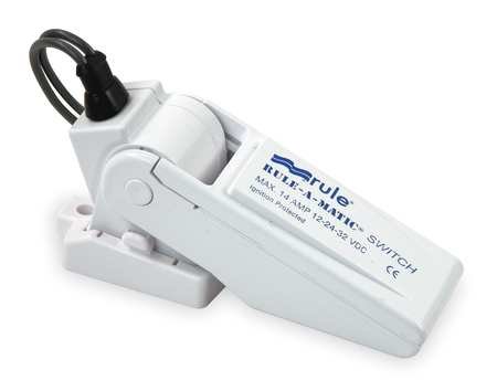12VDC to 24VDC Water Pump Float Switch - Automatic Liquid Level Control for Aquariums, Ponds, and Water Tanks