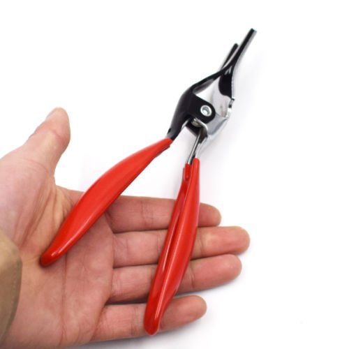 Angled Auto Fuel Vacuum Line Tube Hose Remover Separator Pliers - Professional Hand Tool for Car Repair & Maintenance (Ideal for Mechanics & DIY Enthusiasts)