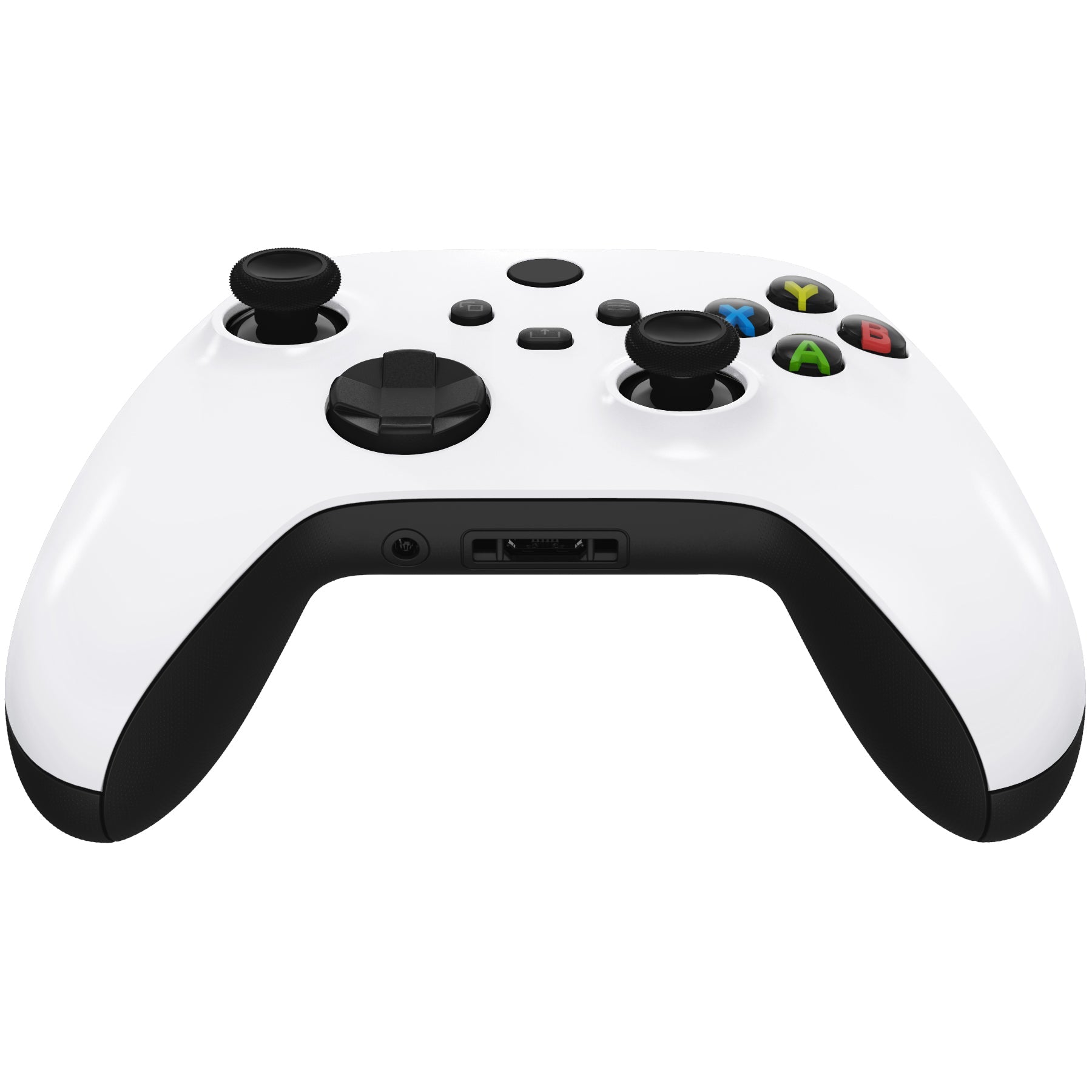 eXtremeRate White Replacement Front Housing Shell for Xbox Series X & S Controller - Durable Custom Cover for Gaming & Streaming Accessories