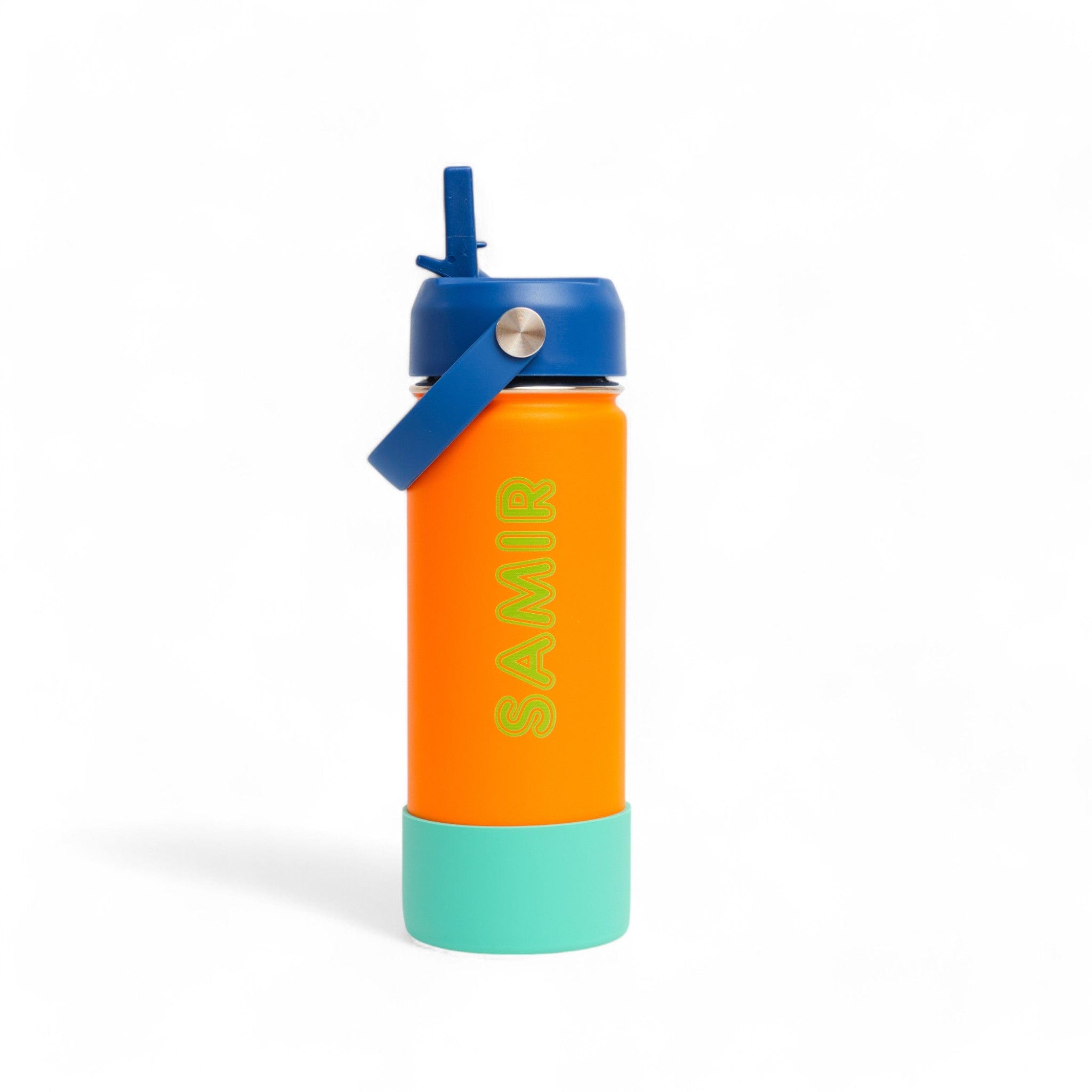 Big Orange Blok Party Bottle - Insulated Stainless Steel Water Bottle for Outdoor Adventures, Gym & Travel | BPA-Free, Leak-Proof, Durable