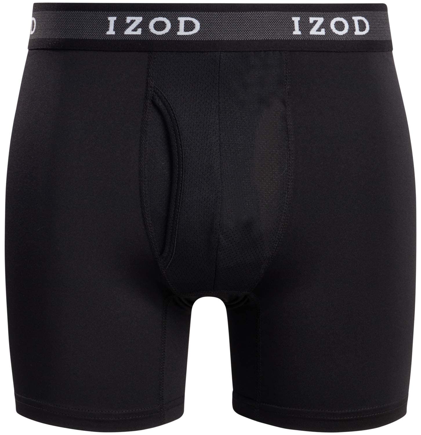 IZOD Men's Performance Boxer Briefs 5-Pack - Breathable Mesh Pouch Underwear for Active Lifestyles | Gym, Workout & Everyday Comfort