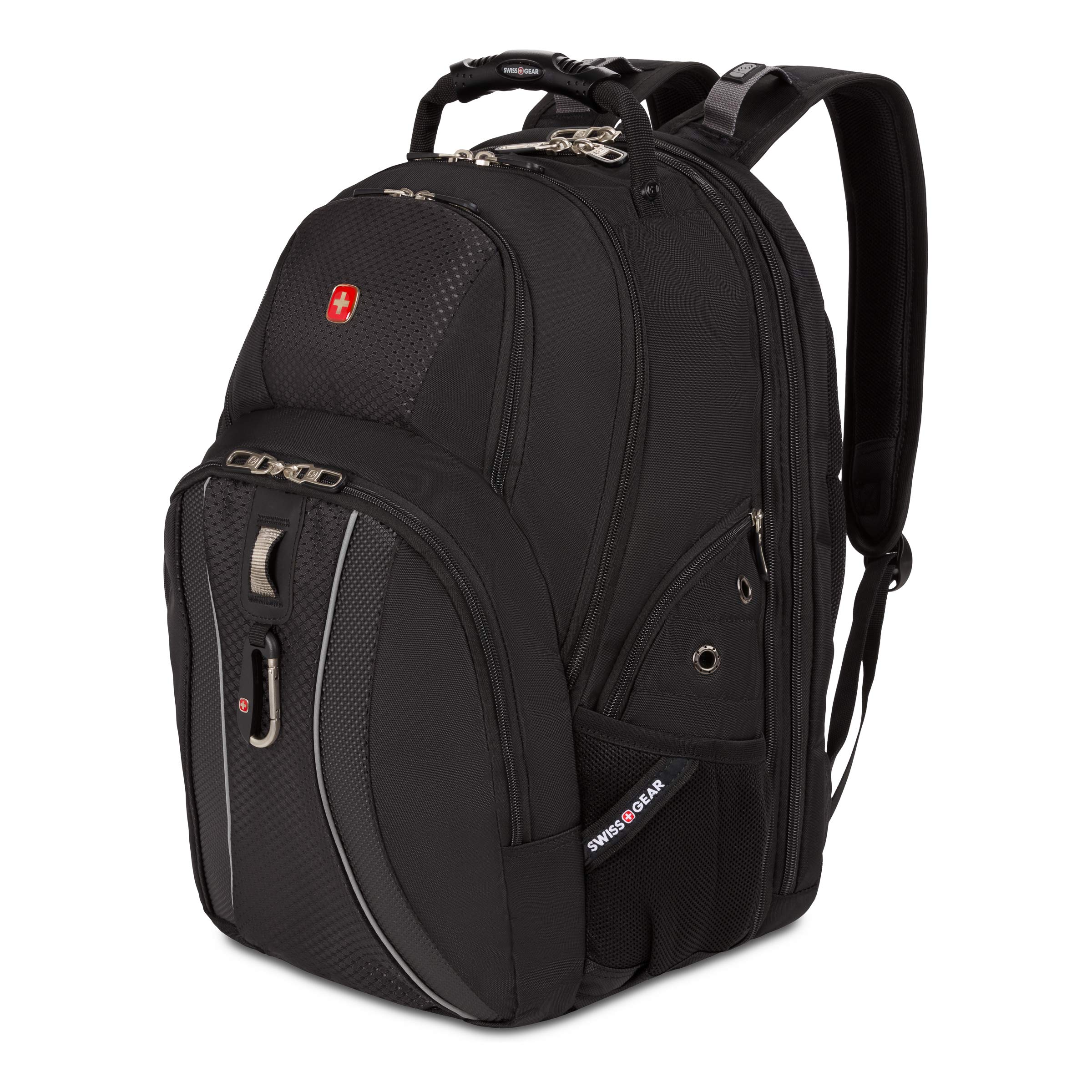 SWISSGEAR 1270 ScanSmart TSA Friendly Laptop Backpack for 17 Inch Laptops & Tablets | Water Resistant Work & Travel Backpack | Perfect for Business Trips, College Students & Daily Commute | Black