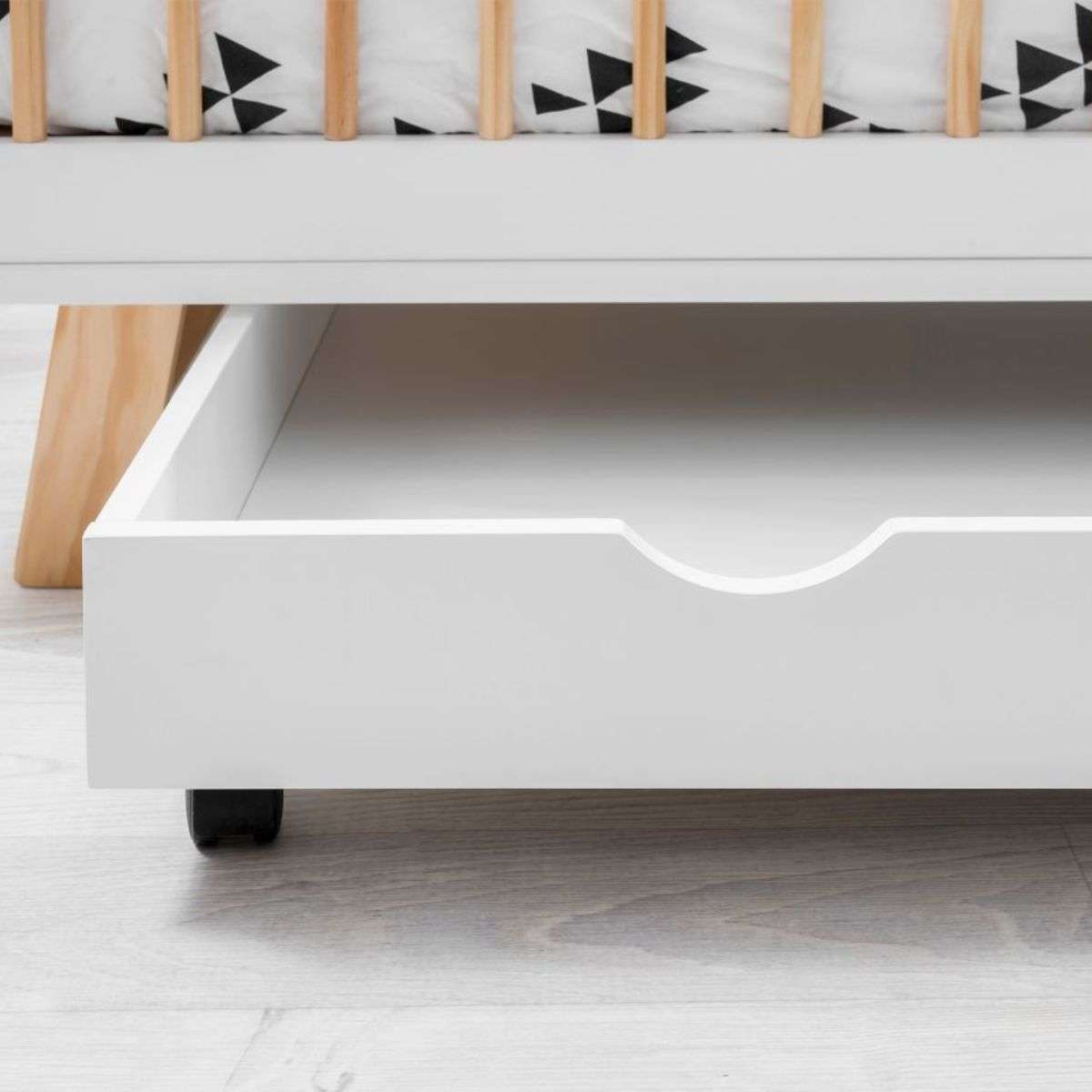 Mocka Under Cot Storage Organizer - Space-Saving Baby Nursery Storage Solution for Diapers, Toys & Blankets - Perfect for Small Bedrooms & Daycare Centers