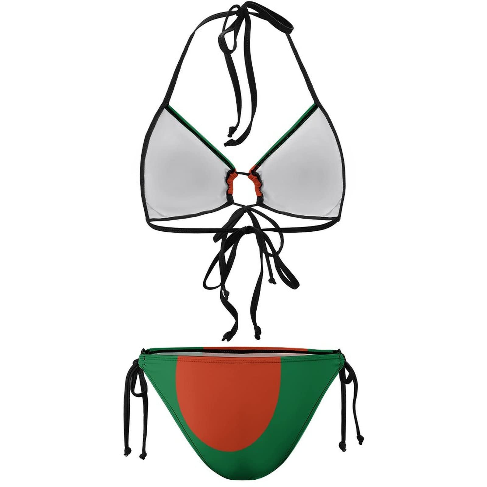 Bangladesh Flag Bikini Set for Women - Large Size Swimwear, Beachwear, Summer Swimsuits - Perfect for Beach Vacations, Pool Parties & Tropical Getaways
