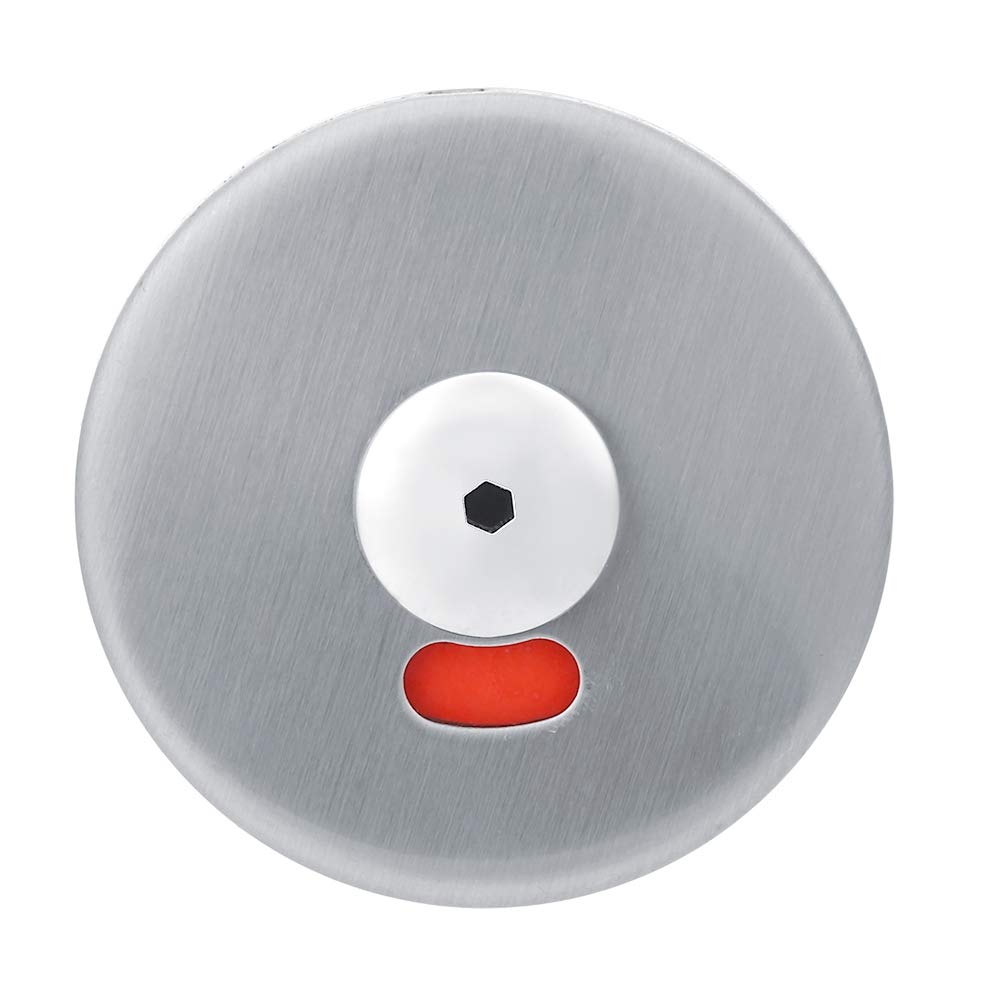 **Mumusuki Deadbolt Indicating Door Lock - Heavy Duty Bathroom, WC, Public Restroom & Toilet Partition Lock - Ideal for Privacy & Security in Commercial Spaces**